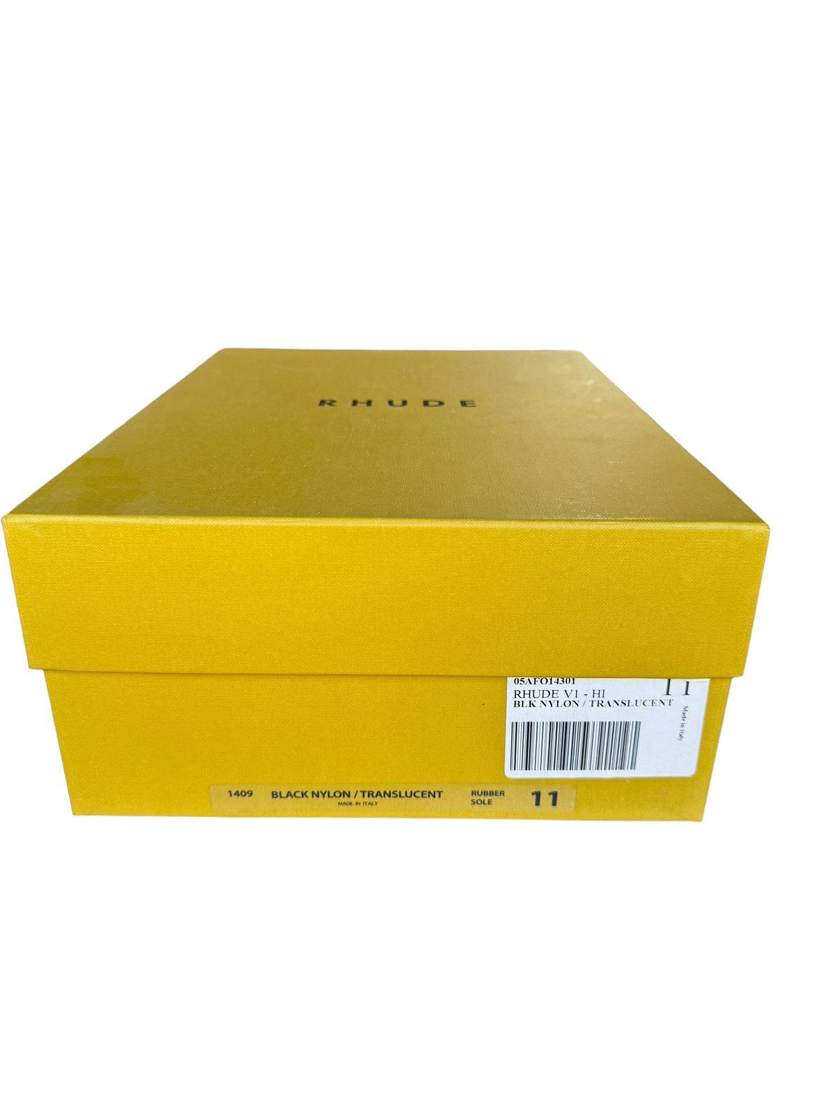 Rhude V1 Black Hi Translucent Sole Size US 11 / EU 44 - 6 Thumbnail