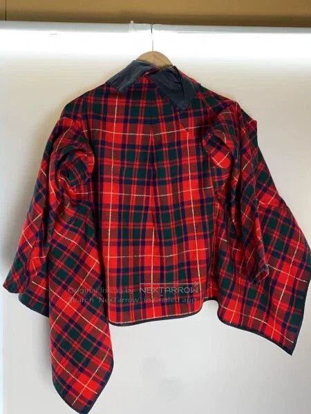 Comme des Garcons Comme Des Garcons Red vintage plaid coat Size S / US 4 / IT 40 - 2 Thumbnail