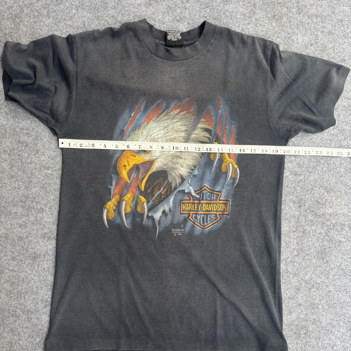 Harley Davidson Vintage Harley Davidson 1990 3D Emblem T shirt Size US L / EU 52-54 / 3 - 6 Thumbnail