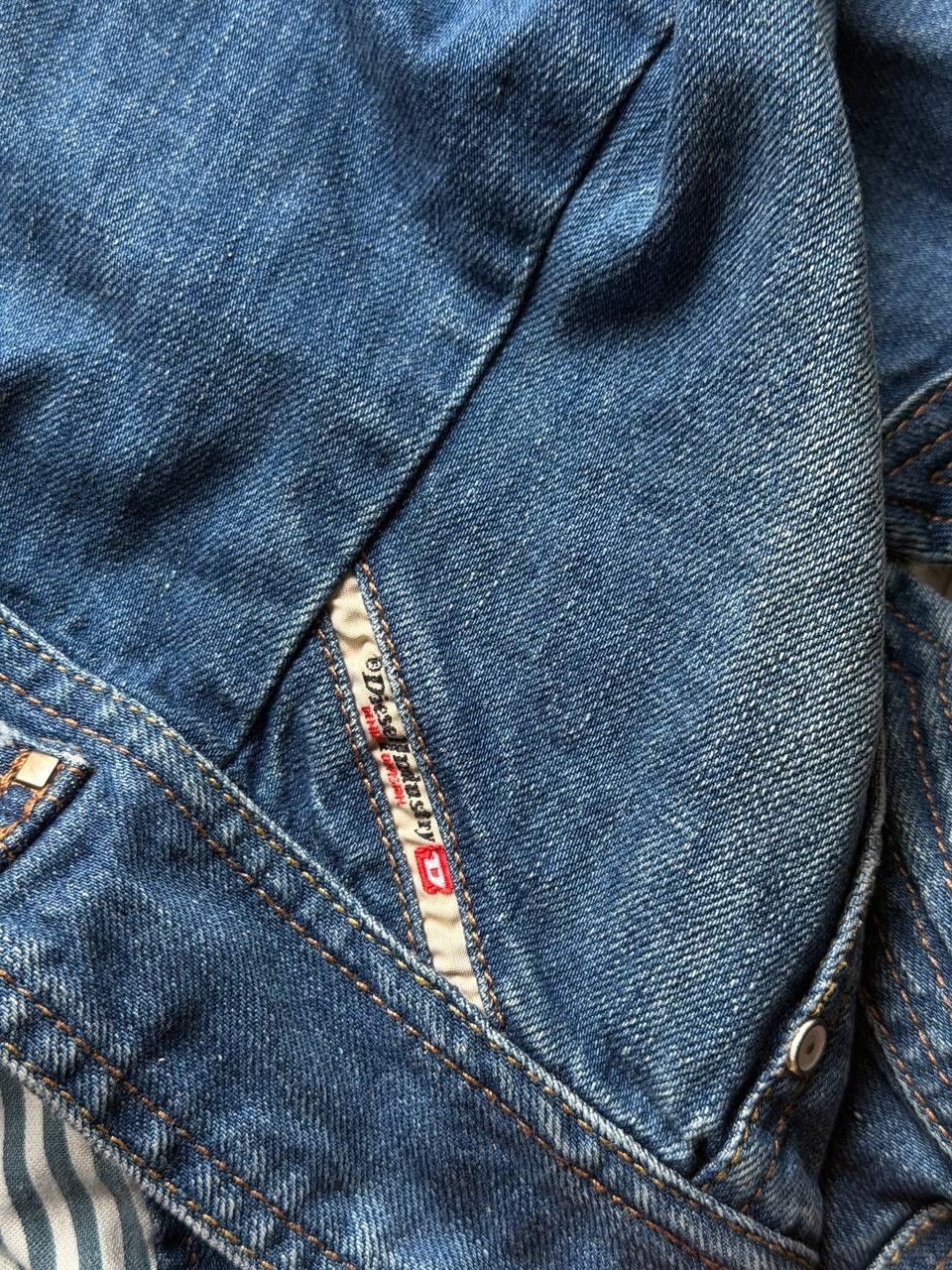 Diesel Japan Style Denim Jacket Diesel Vintage Size S / US 4 / IT 40 - 3 Thumbnail