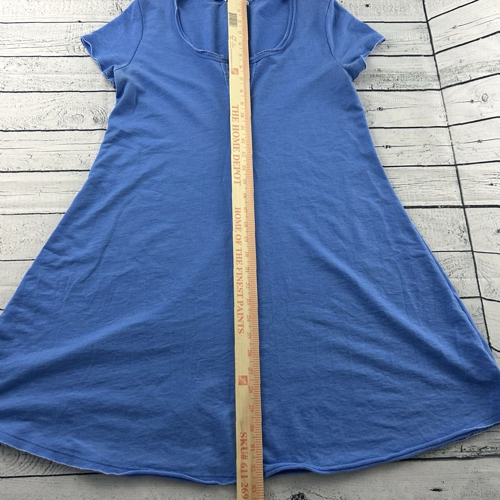 Z Supply Z Supply Casual Knee Length T-Shirt Dress Women's S Blue Shirt Dress Women Knee Length T Shirt Dress Blue Z Supply Women's Small Casual Dress Size S / US 4 / IT 40 - 3 Thumbnail