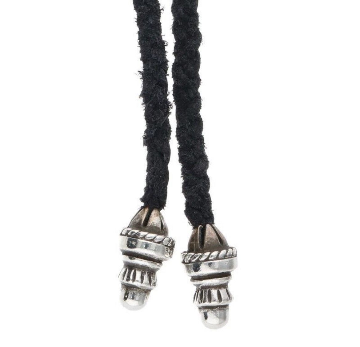 Chrome Hearts Chrome Hearts CH Crossboro Chip Silver Necklace Size ONE SIZE - 4 Thumbnail