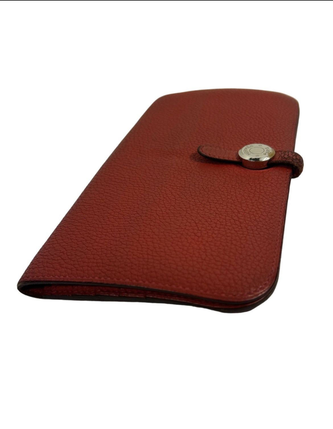 Hermes Hermès Dogon Red Leather Long Wallet Size ONE SIZE - 5 Thumbnail
