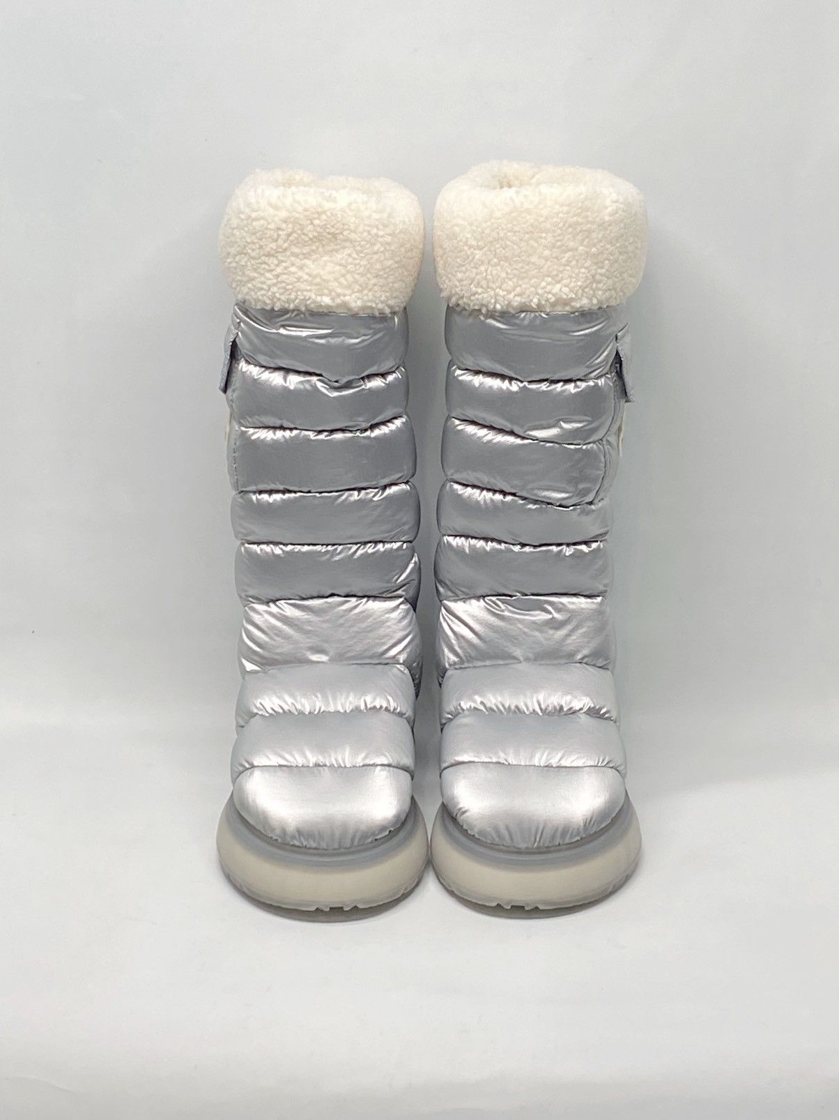 Moncler Moncler Gaia Pocket Faux Fur-Trim Snow Boots size 38 Size US 8 / IT 38 - 4 Thumbnail