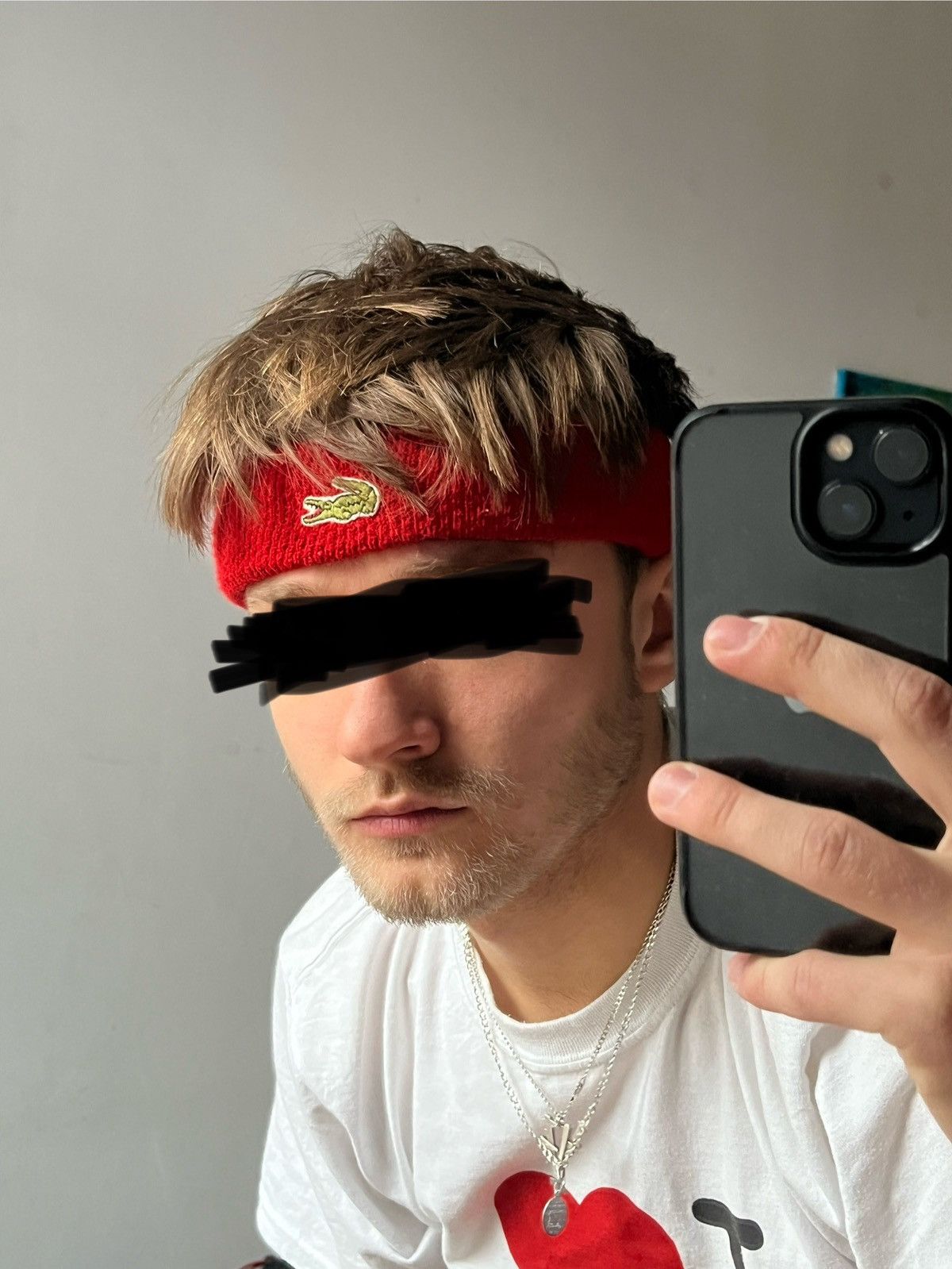 Lacoste × Vintage Lacoste Headband tennis Vintage logo Size ONE SIZE - 1 Thumbnail