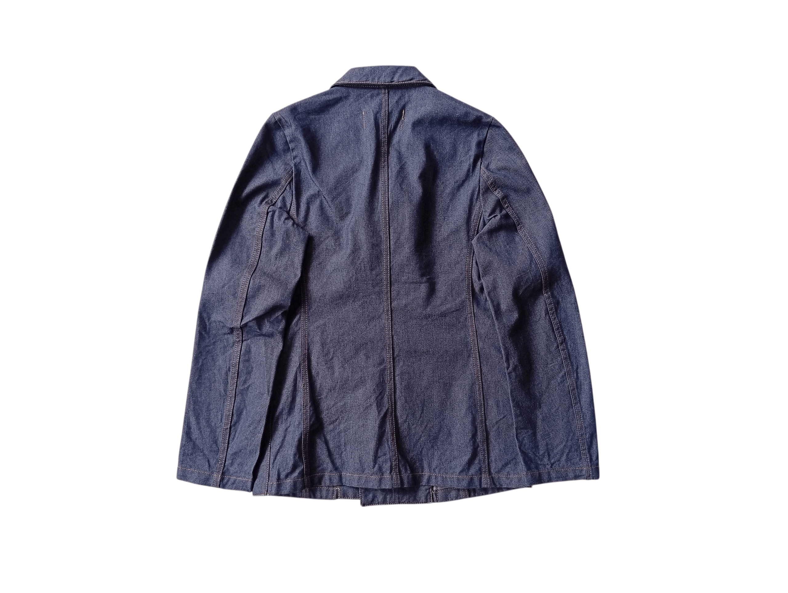 Zucca Zucca Travail Issey Miyake denim peacoat jacket Size S / US 4 / IT 40 - 6 Thumbnail