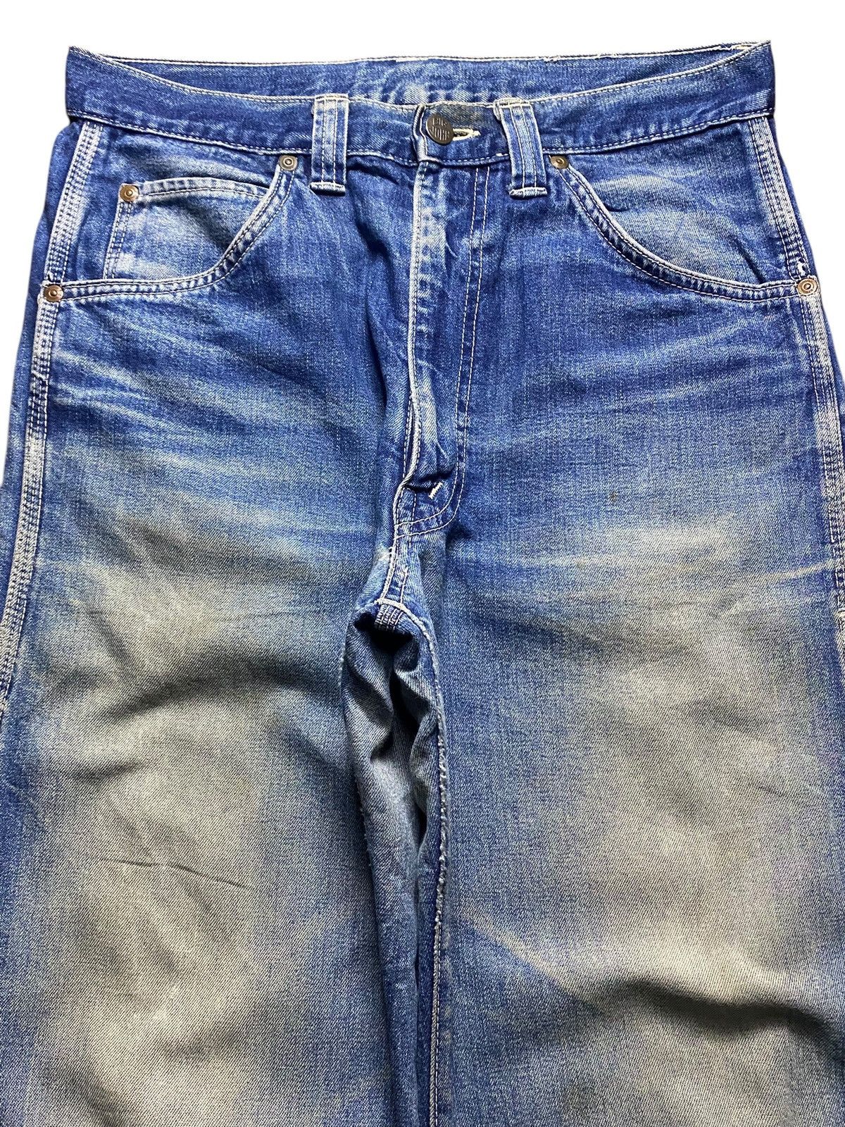 Big John Vintage Big John World Workers Carpenter Denim Jeans Size US 30 / EU 46 - 3 Thumbnail