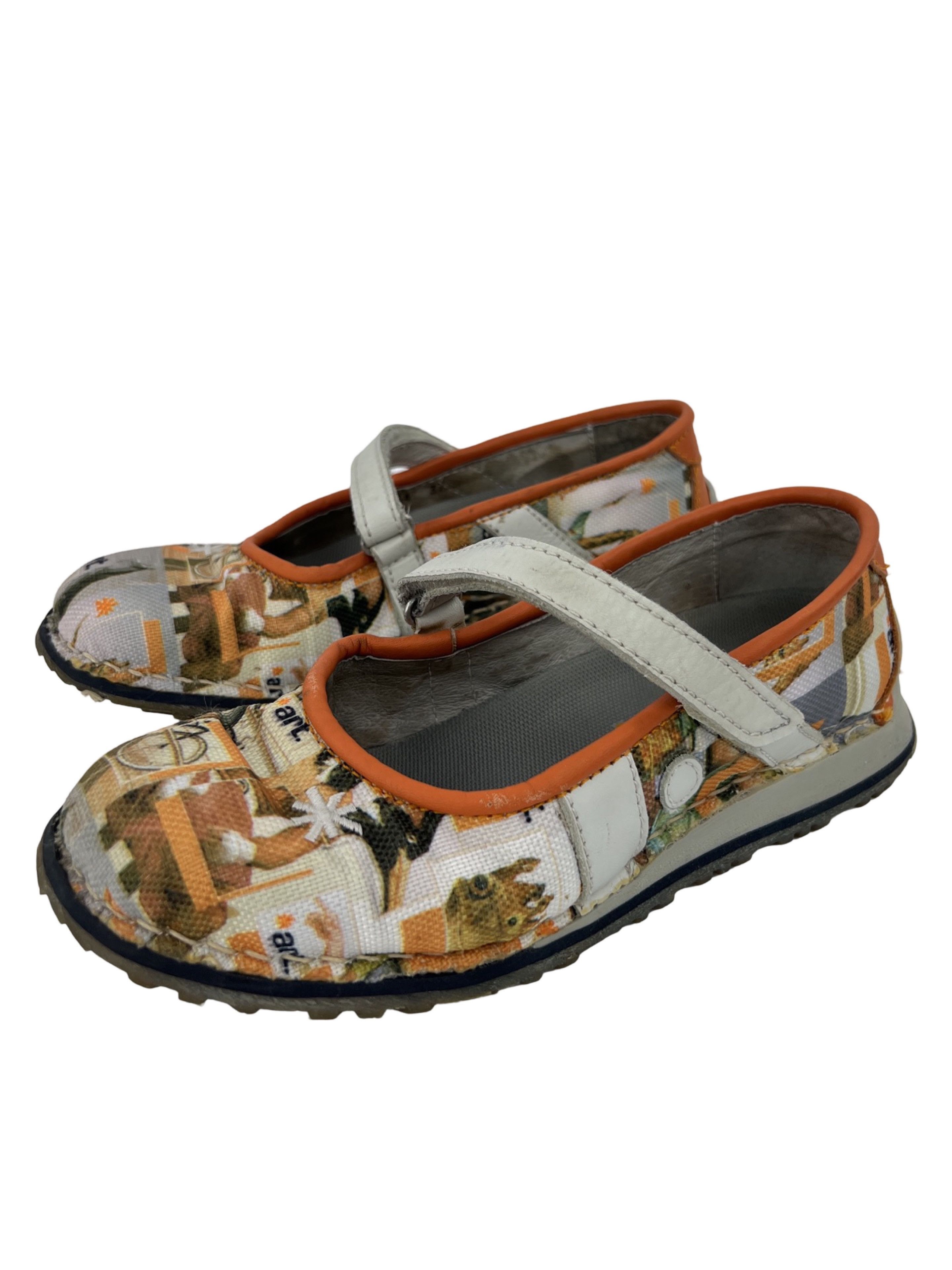Other Vintage The ART Allover Pattern Sandals Shoes Size US 7 / IT 37 - 1 Thumbnail