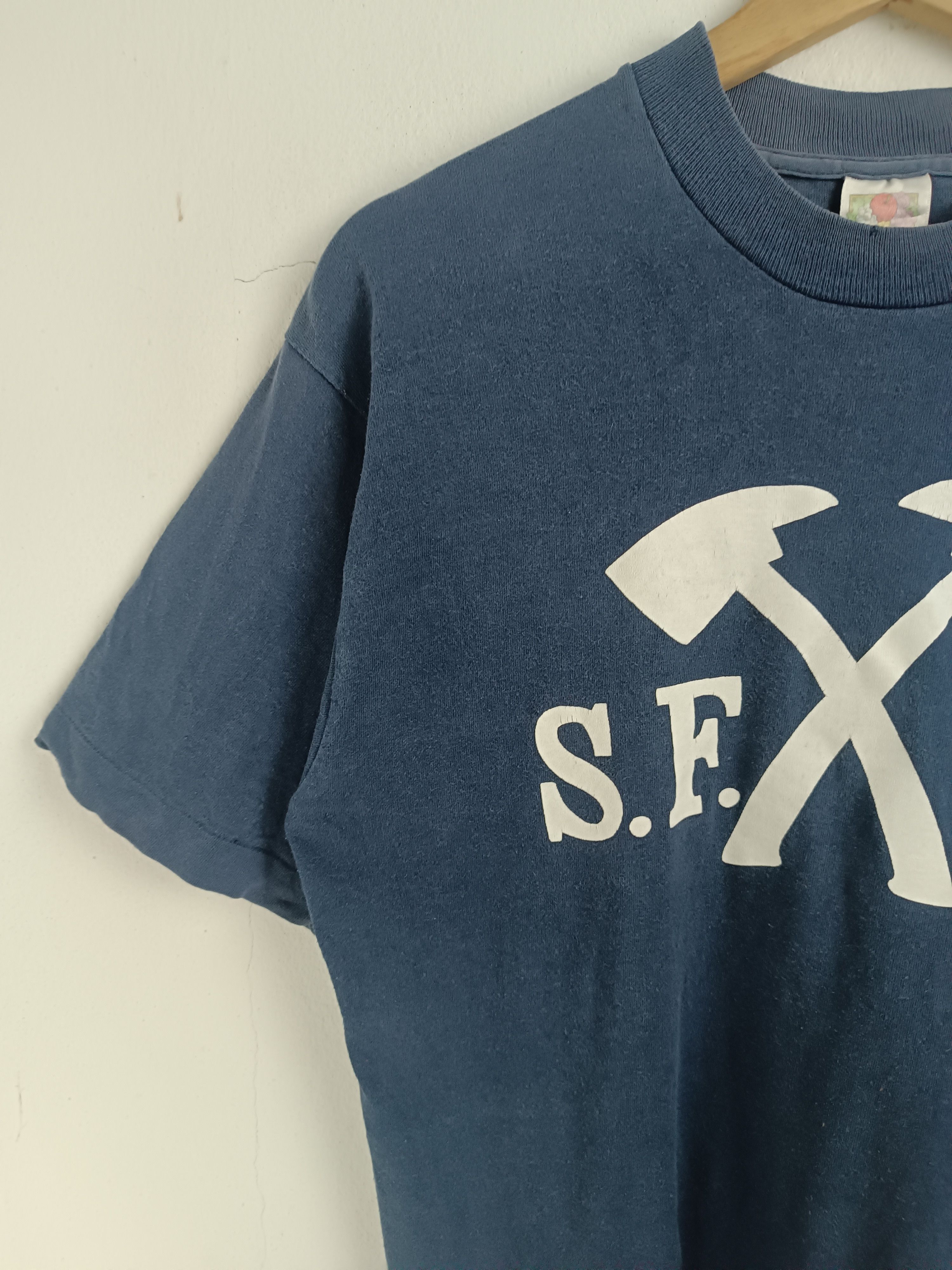 Vintage VINTAGE 90'S SAN FRANCISCO FIRE DEPT SFFD HXC PUNK VERY RARE Size US M / EU 48-50 / 2 - 5 Thumbnail