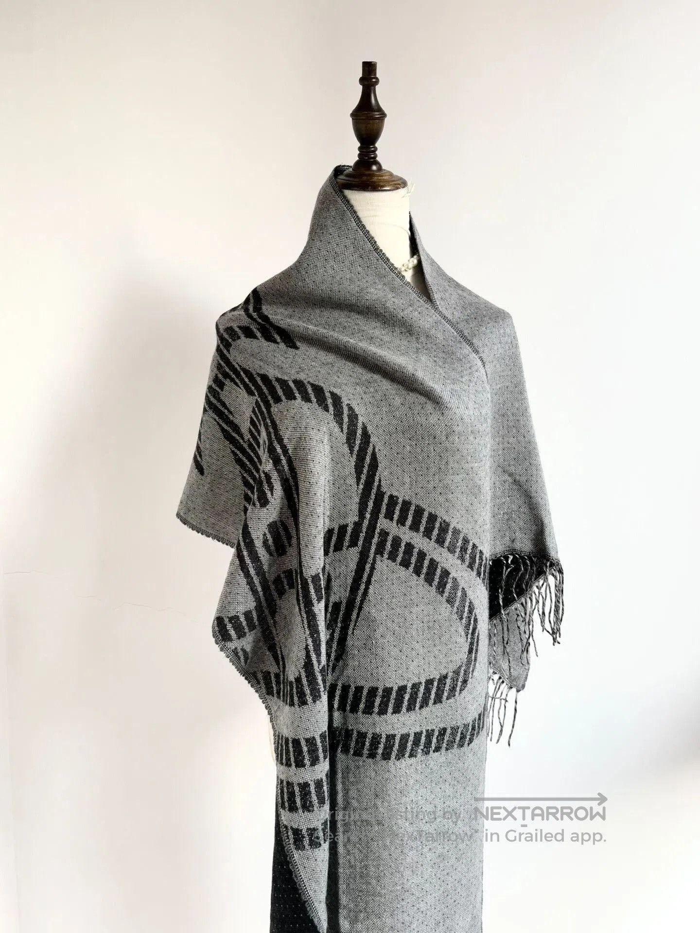 Vivienne Westwood Vivienne Westwood Black Gray Polka Dot Scarf. Size ONE SIZE - 2 Thumbnail