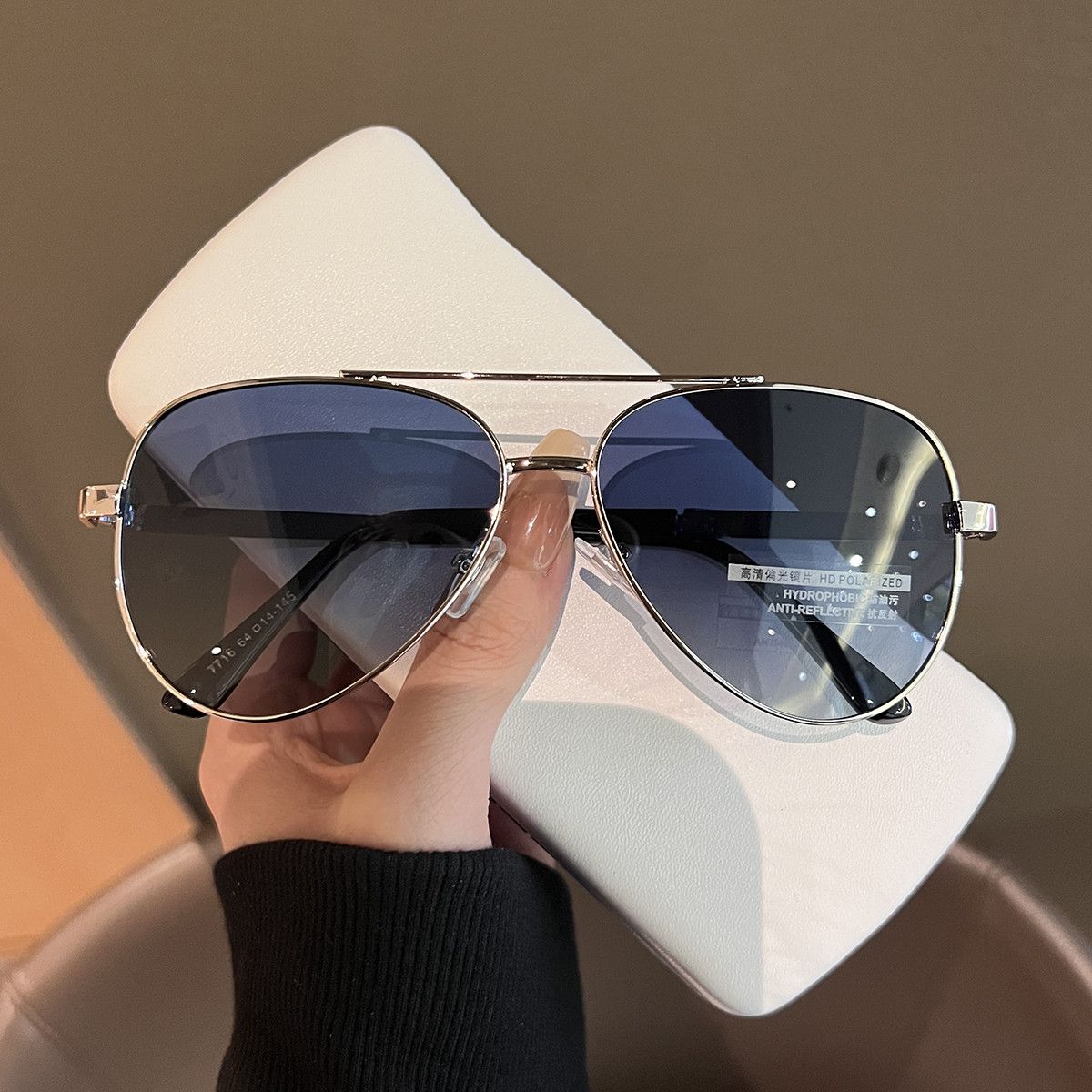 VIBE Retro Street ins style custom avant-garde sunglasses Size ONE SIZE - 1 Thumbnail