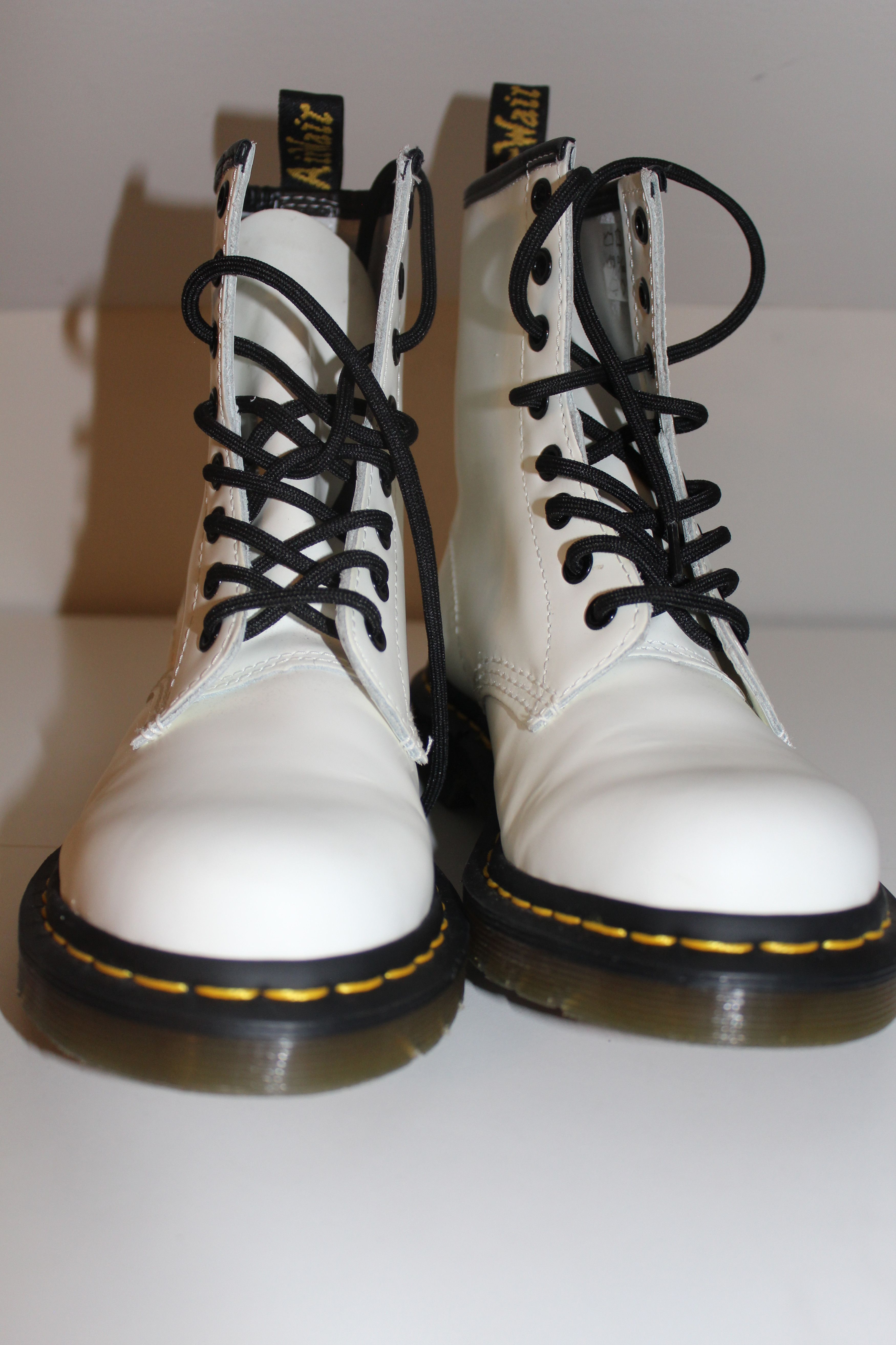 Dr. Martens Doc Dr. Martens 1460 Lifestyle Boots White Women's Size 7 6M Size US 7 / IT 37 - 4 Thumbnail