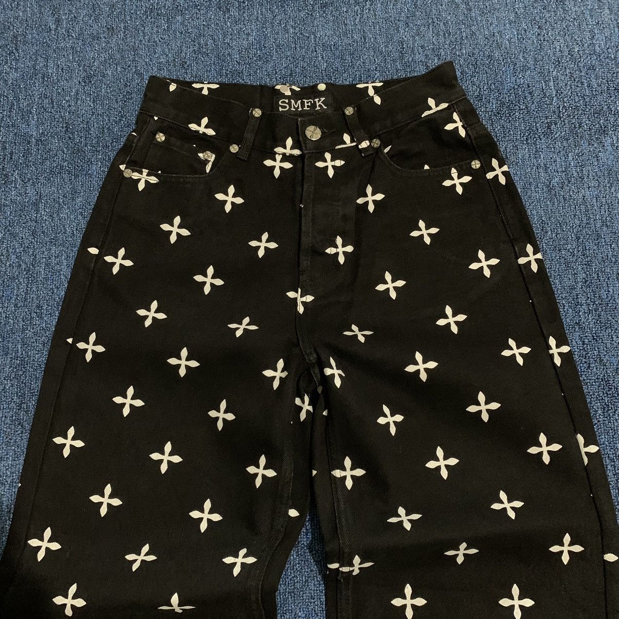 Japanese Brand SMFK FULL PATTERN PANTS Size US 27 - 5 Thumbnail