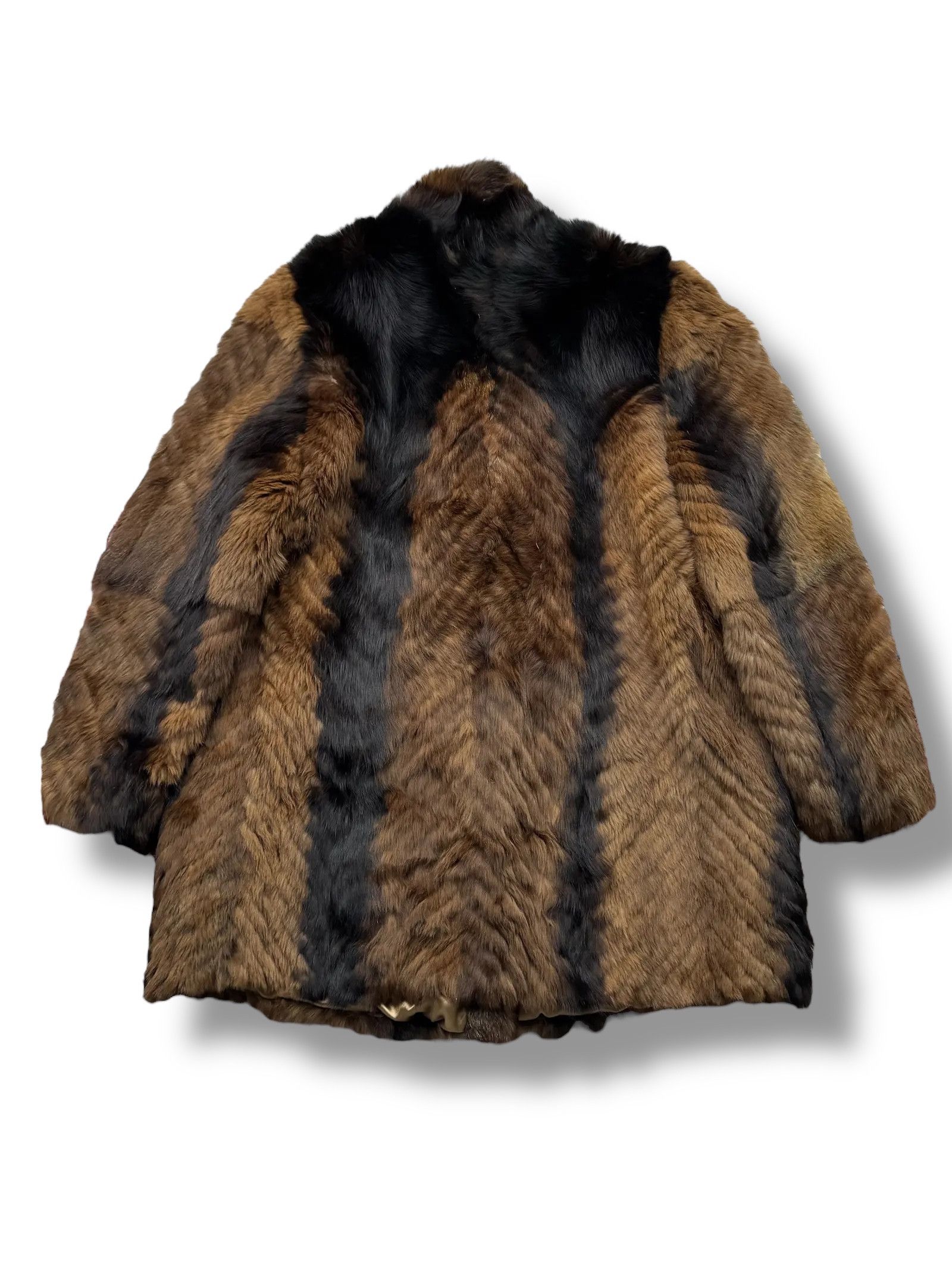 Vintage Y2K Real Fur Coat Size L / US 10 / IT 46 - 6 Thumbnail
