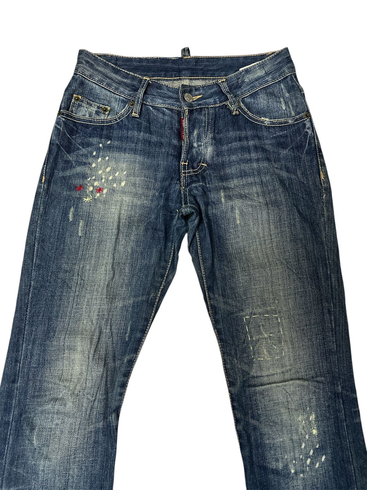 GOA 2000 Dsquared2 Distressed Y2K Goa Lgb Rick Owens Style Jeans Size US 28 / EU 44 - 5 Thumbnail