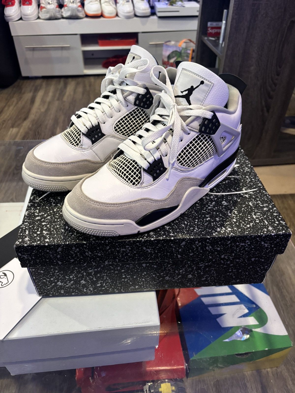 Nike Nike Air Jordan 4 Military Size US 10.5 / EU 43-44 - 3 Thumbnail