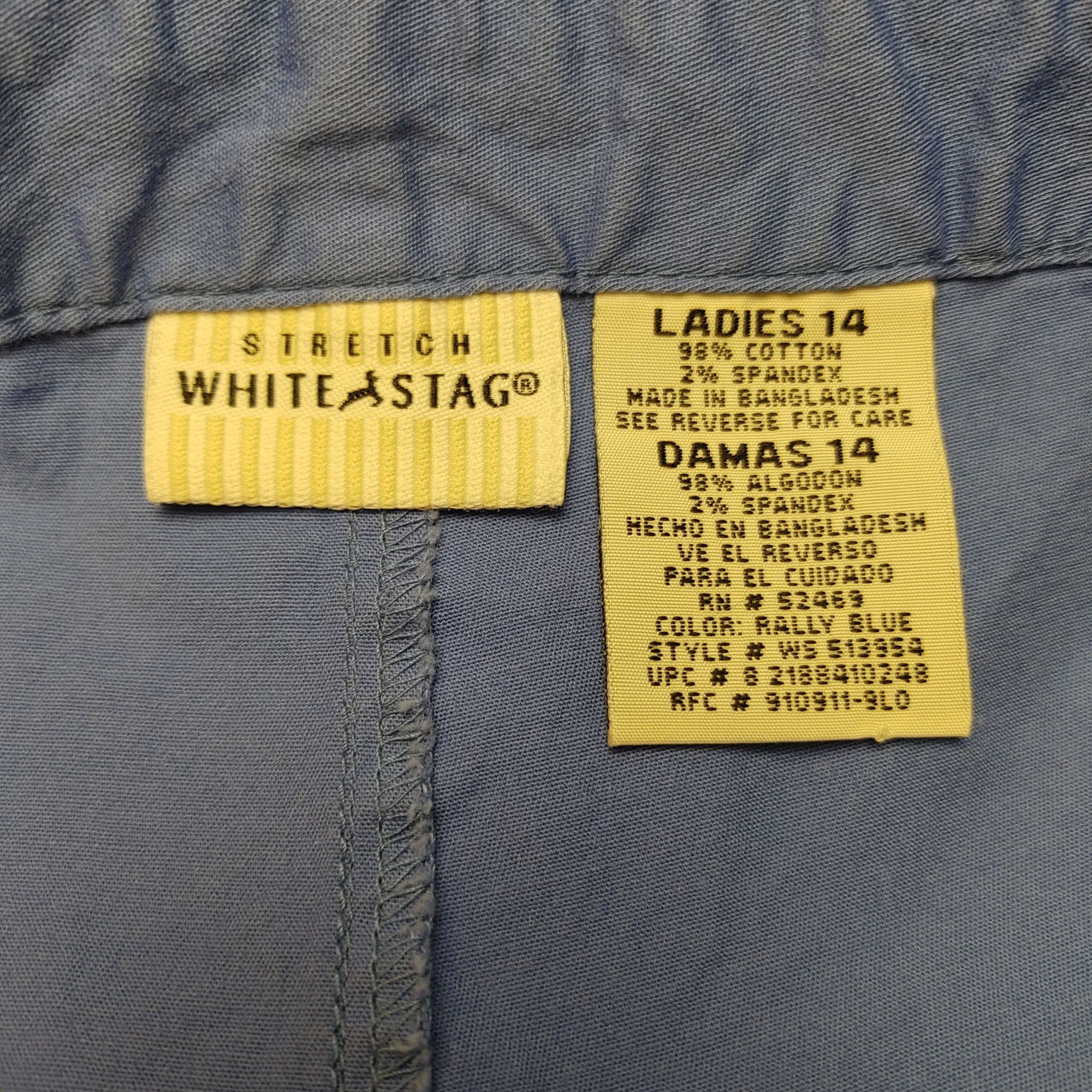 Other White Stag Stretch Women's Navy Blue Knee Length Shorts Larg Size 36" / US 14 / IT 50 - 3 Thumbnail