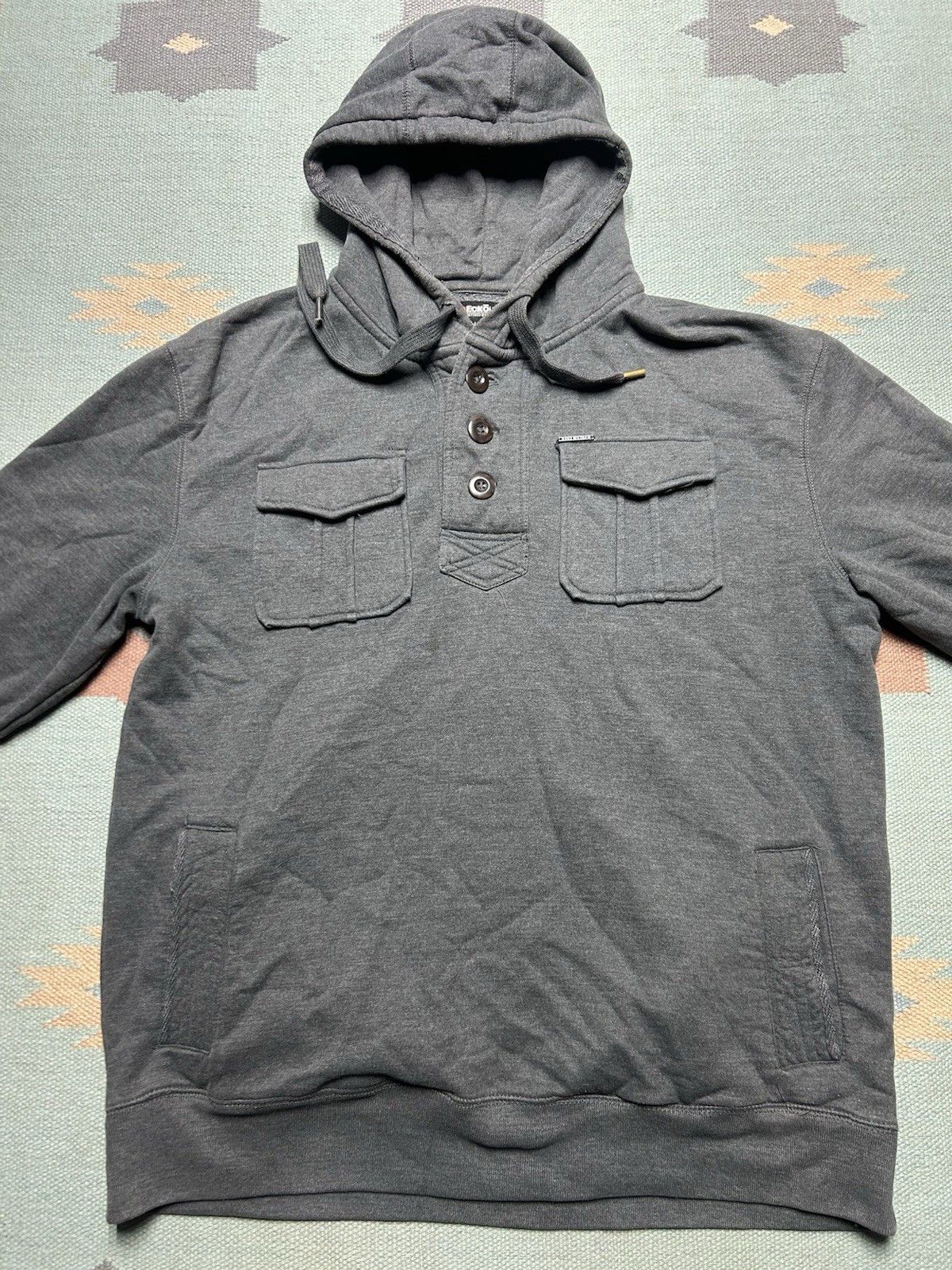 Levi's Vintage Clothing Vintage ecko unlimited hoodie Henley y2k streetwear adult XL Size US XL / EU 56 / 4 - 2 Thumbnail