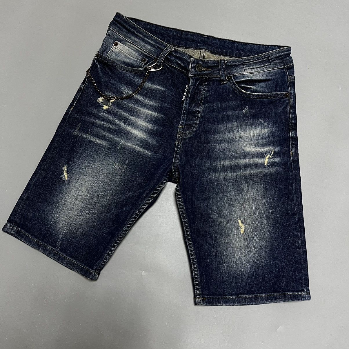 Dsquared2 × Vintage Dsquared Blue Shorts Vintage Size US 30 / EU 46 - 1 Thumbnail