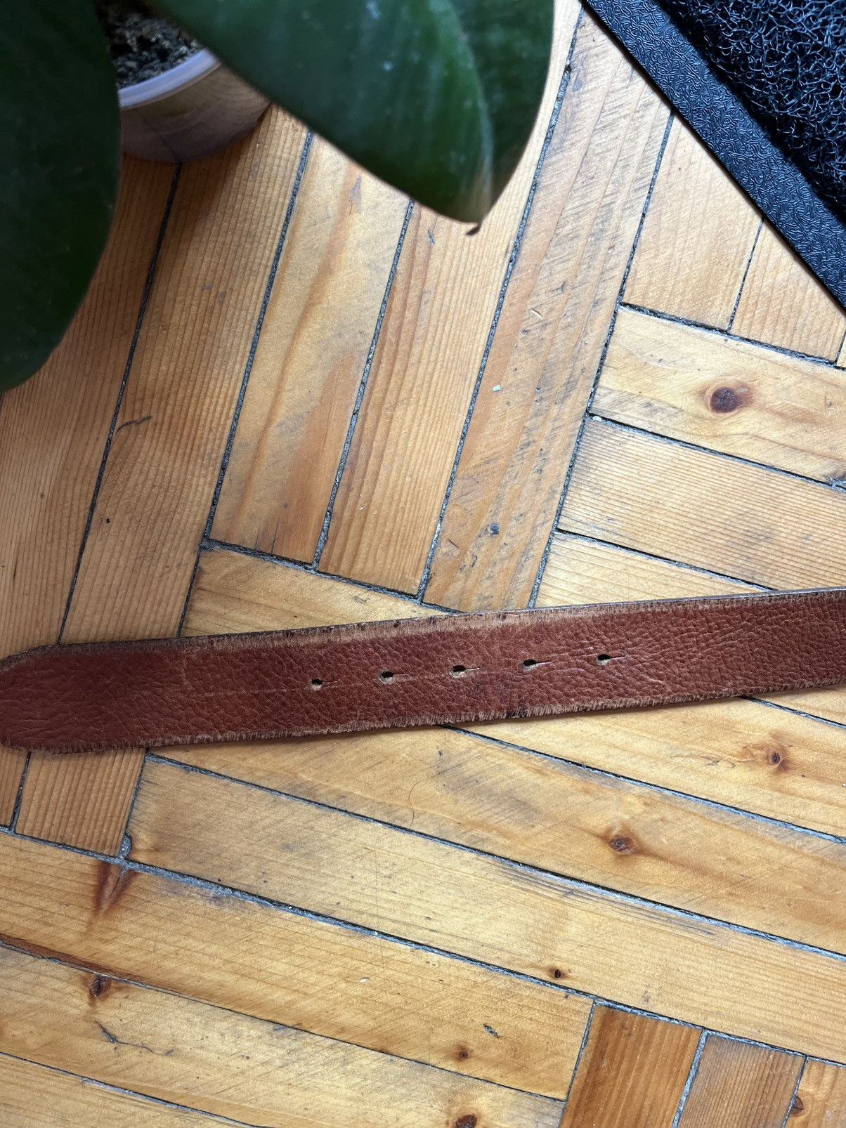 Dolce & Gabbana Vintage Dolce&Gabbana DG Made In Italy Leather Brown Belt Size ONE SIZE - 6 Thumbnail
