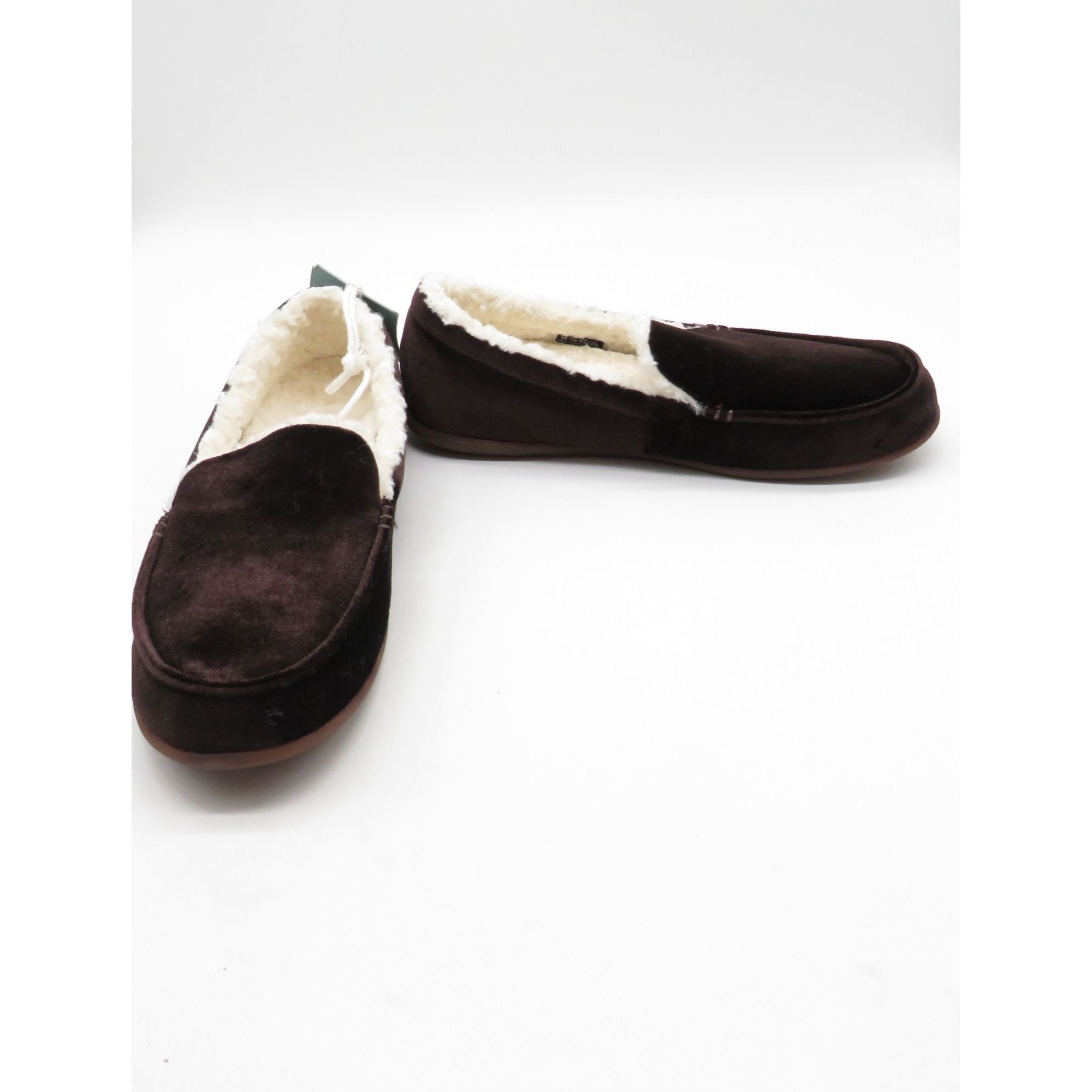 Other Waco Waverly Women's Velvet Moccasin Slippers Java Sherpa Li Size US 8 / IT 38 - 4 Thumbnail