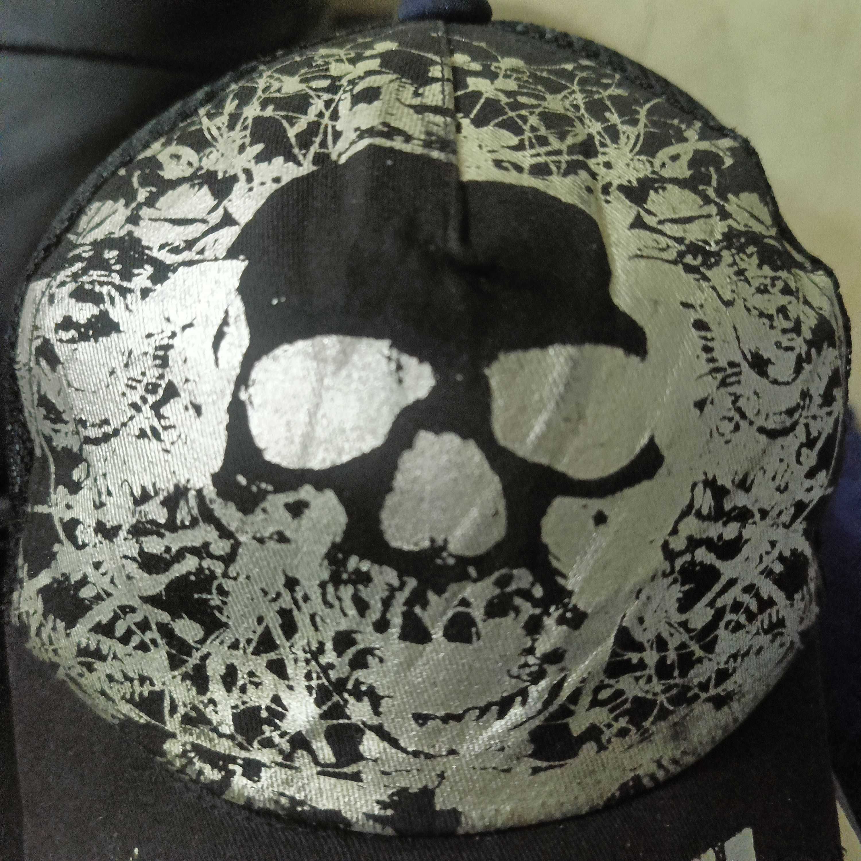 Japanese Brand Ba-Tsu Studio Boy Japan Skull Punk Style Bondage Trucker Cap Size ONE SIZE - 4 Thumbnail