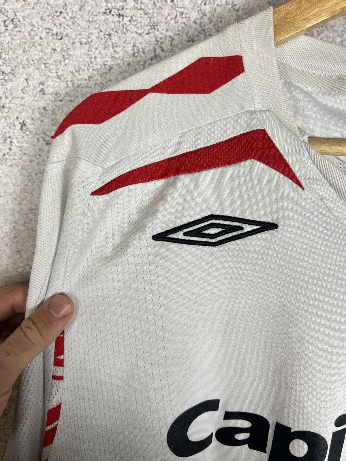 Umbro Umbro Nottingham Forest 2007-08 Away Soccer Jersey Shirt Size US XL / EU 56 / 4 - 5 Thumbnail