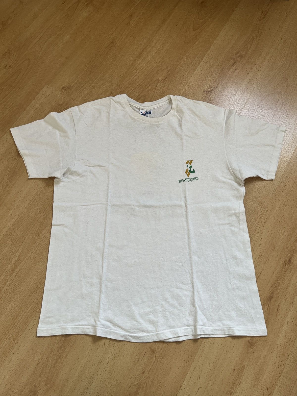 Vintage Roland Garros 1986 vintage tee Size US XL / EU 56 / 4 - 1 Thumbnail