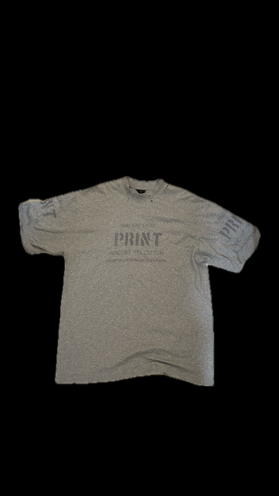 Balenciaga Balenciaga print T-shirt Size US XS / EU 42 / 0 - 1 Thumbnail