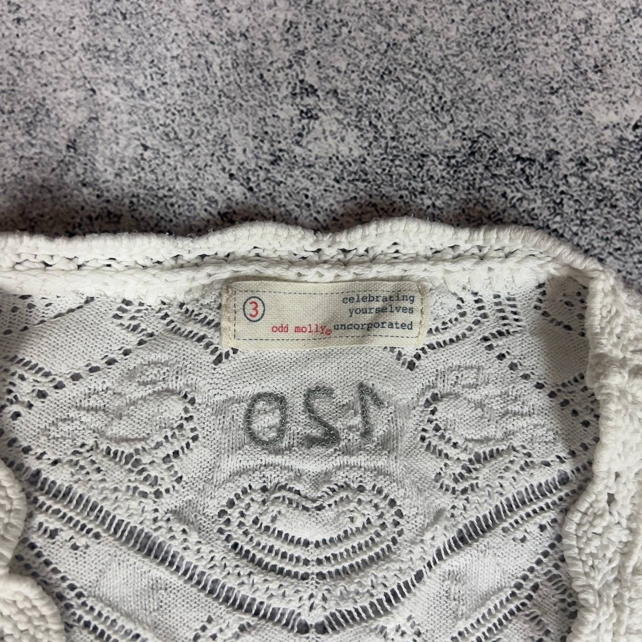 Odd Molly Odd Molly Cardigan Women's Size 3 Cotton White Long Sleeve` Size XS / US 0-2 / IT 36-38 - 4 Thumbnail