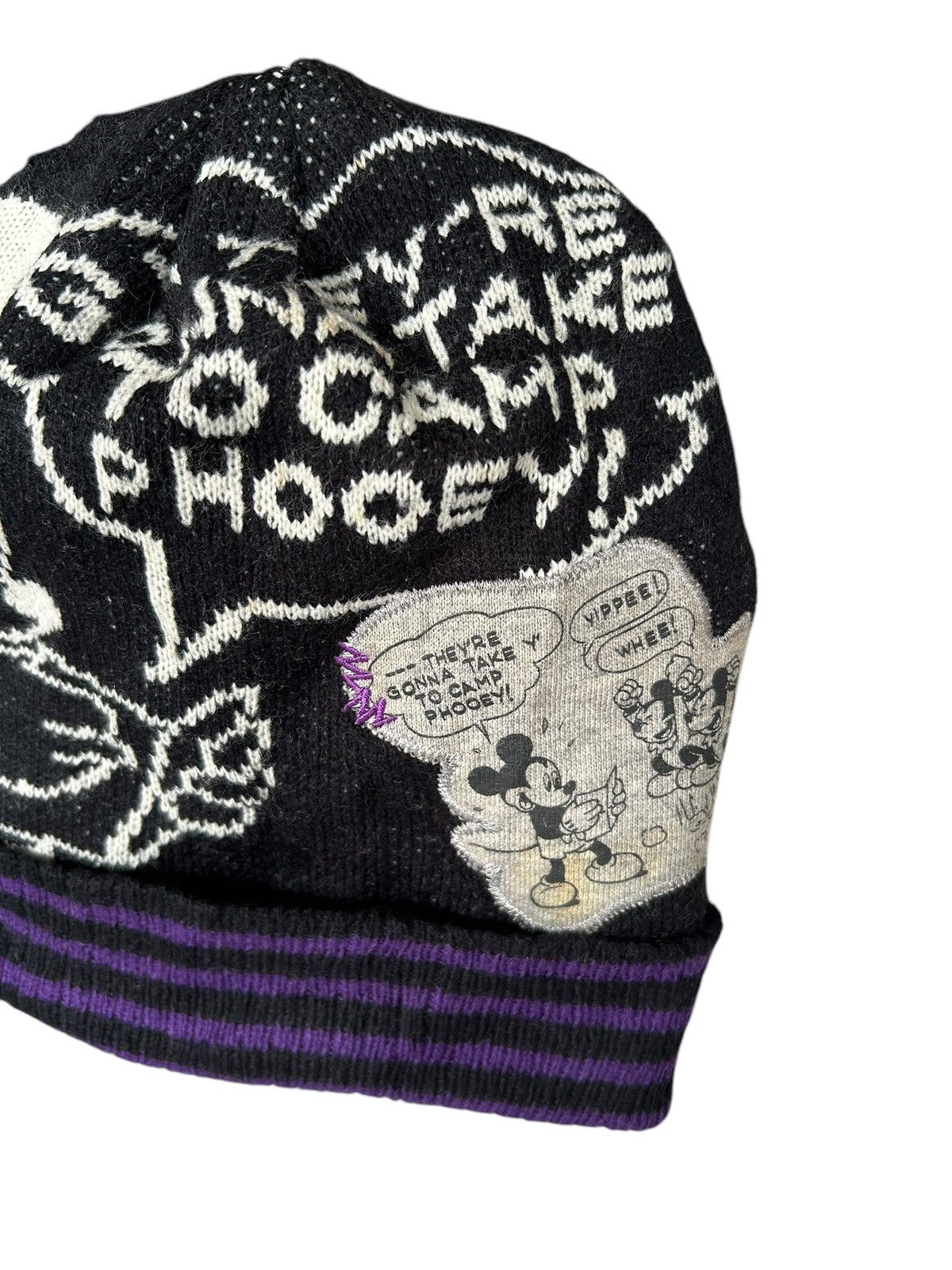 Kapital Vintage Mickey Mouse Distressed Beanie Hats Size ONE SIZE - 5 Thumbnail