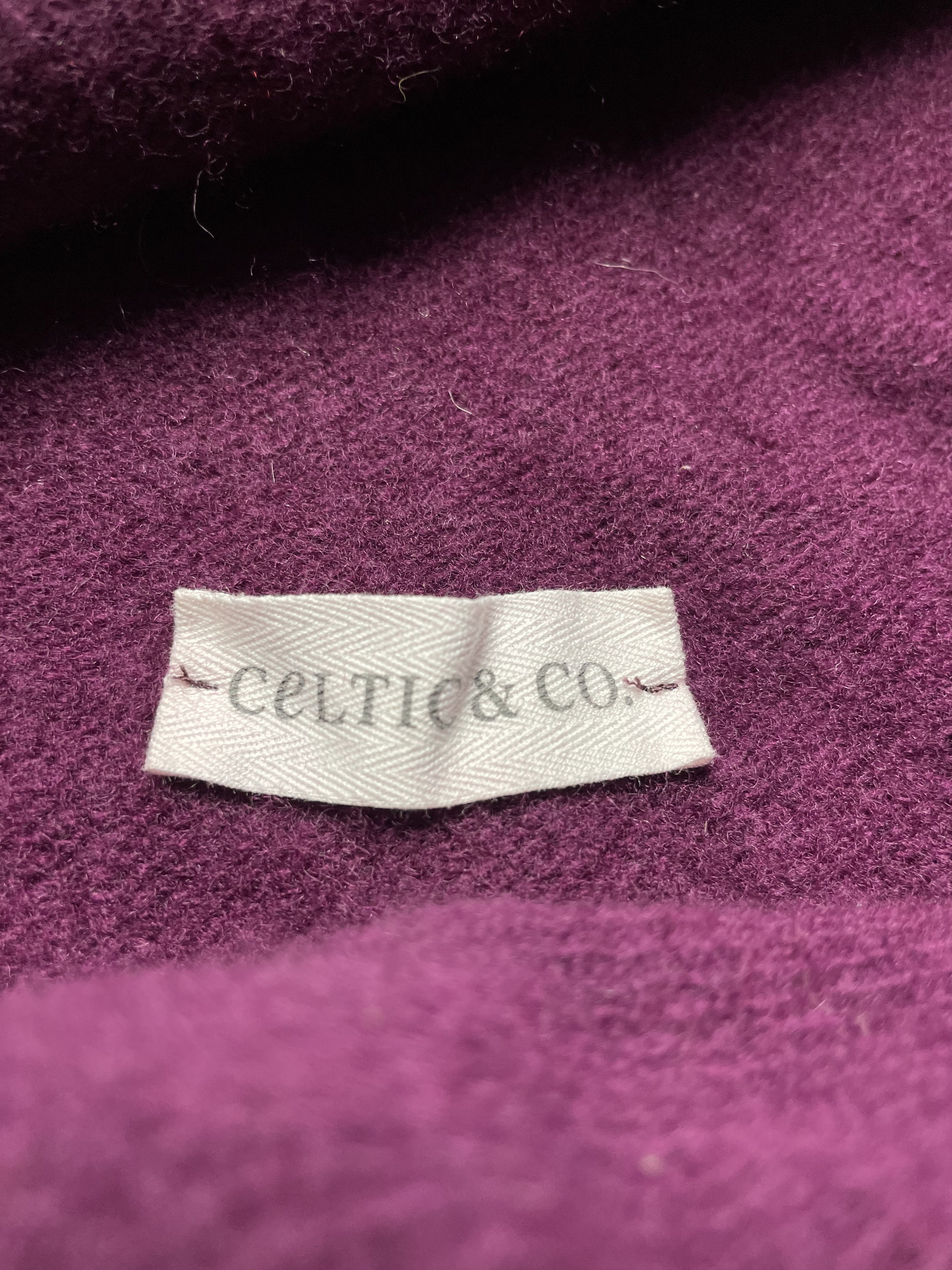 Other Celtic & Co Collared Slouch Jumper Wool Burgundy Size M Size M / US 6-8 / IT 42-44 - 8 Thumbnail