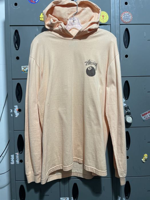 Stussy peach hot sale hoodie