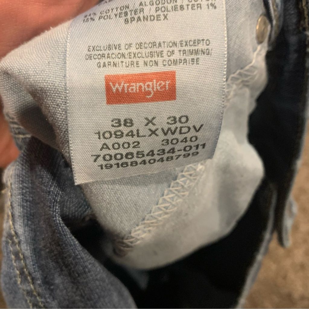 Wrangler Men’s Wrangler Carpenter Jeans Size US 38 / EU 54 - 4 Thumbnail