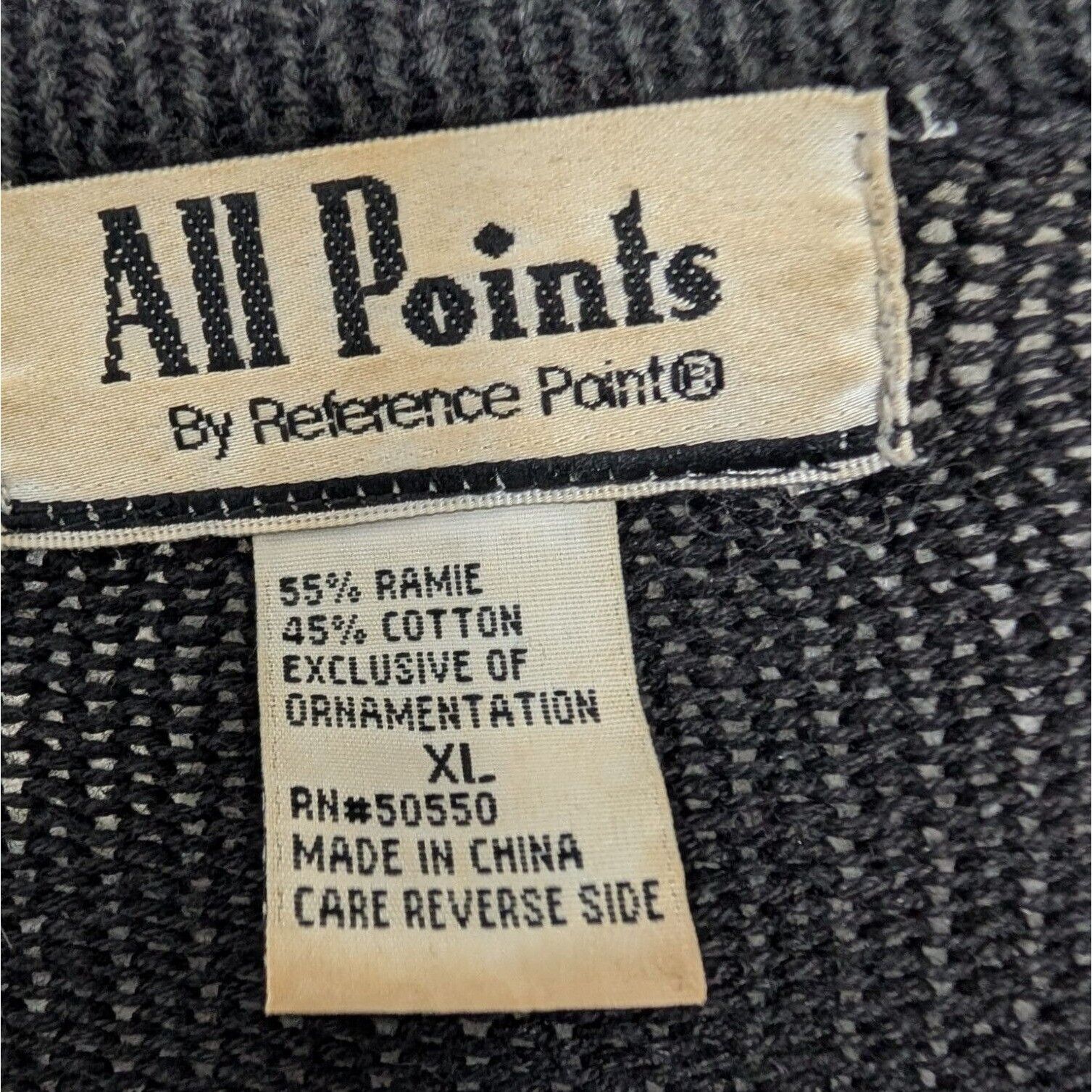 Designer Vintage All Points Embroidered Cardigan Womens Size XL Black Size XL / US 12-14 / IT 48-50 - 7 Thumbnail