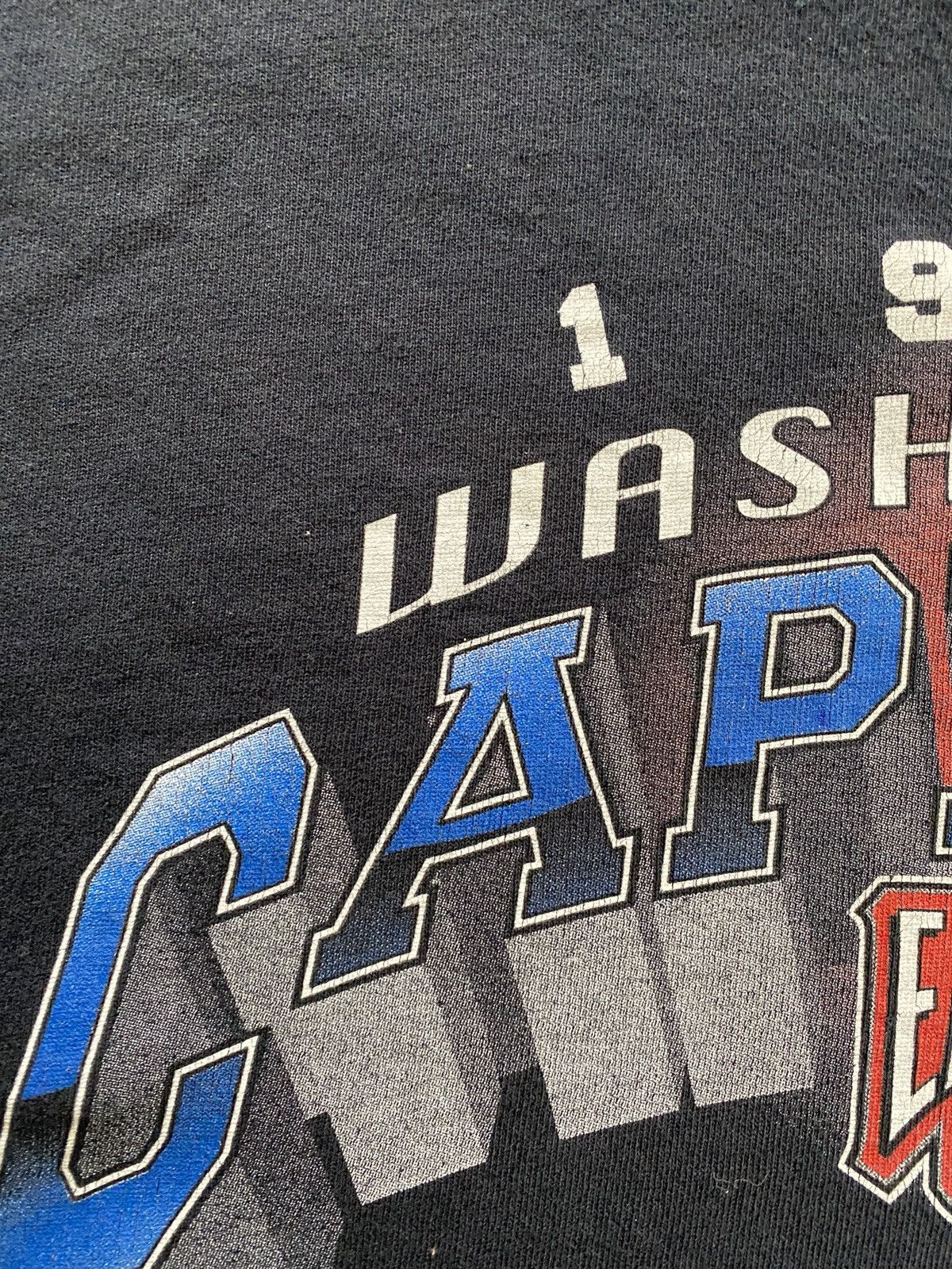 NHL Vintage 1998 Washington Capitals Eastern Champs 3XL Tee Size US XXL / EU 58 / 5 - 3 Thumbnail