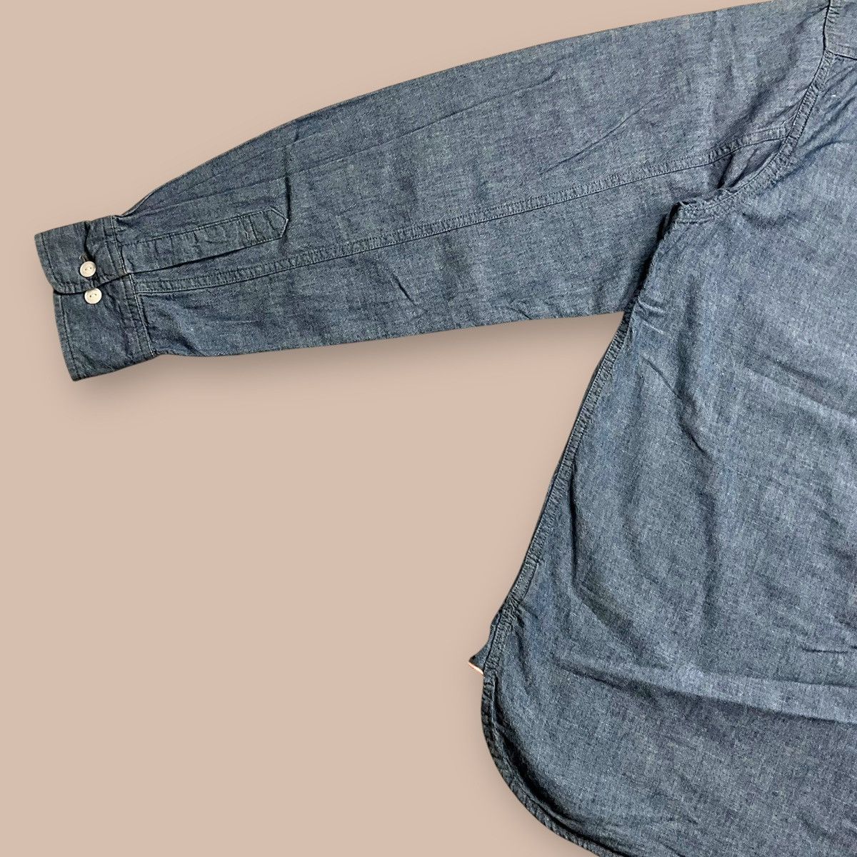 Bape Bape Chambray 2 Pockets L/S Button up Shirt Size US XL / EU 56 / 4 - 16 Thumbnail