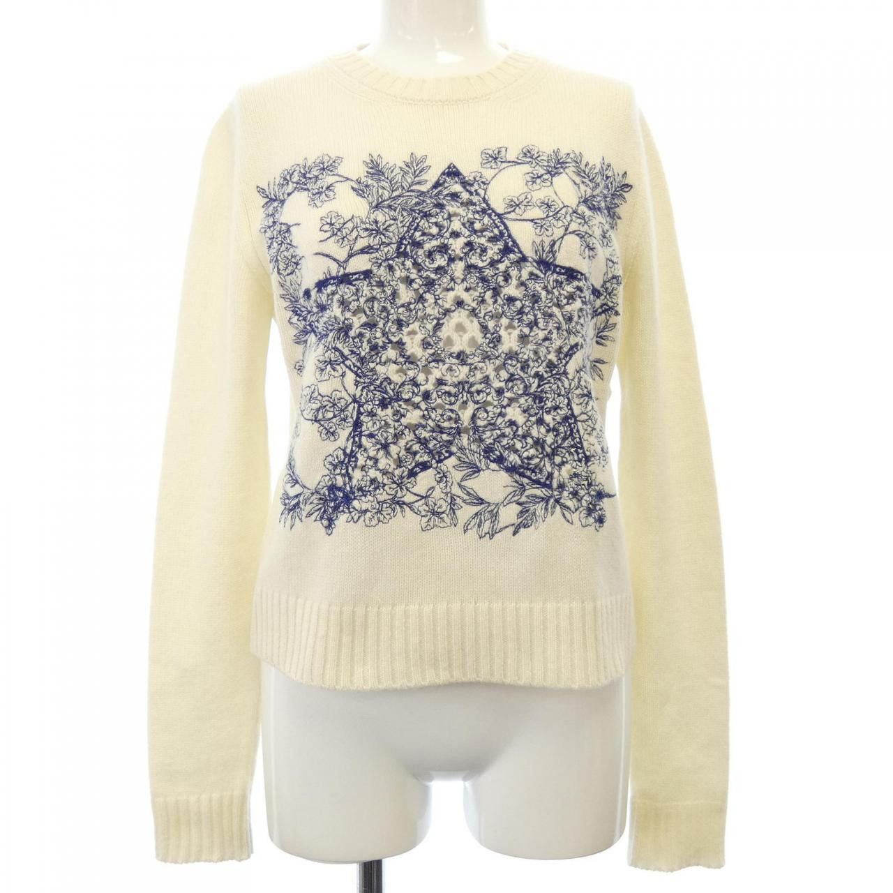 Dior Dior Christian Dior Cashmere Knit Textile Tops 314S57AM110 DUTY FREE for USA Size ONE SIZE - 1 Thumbnail
