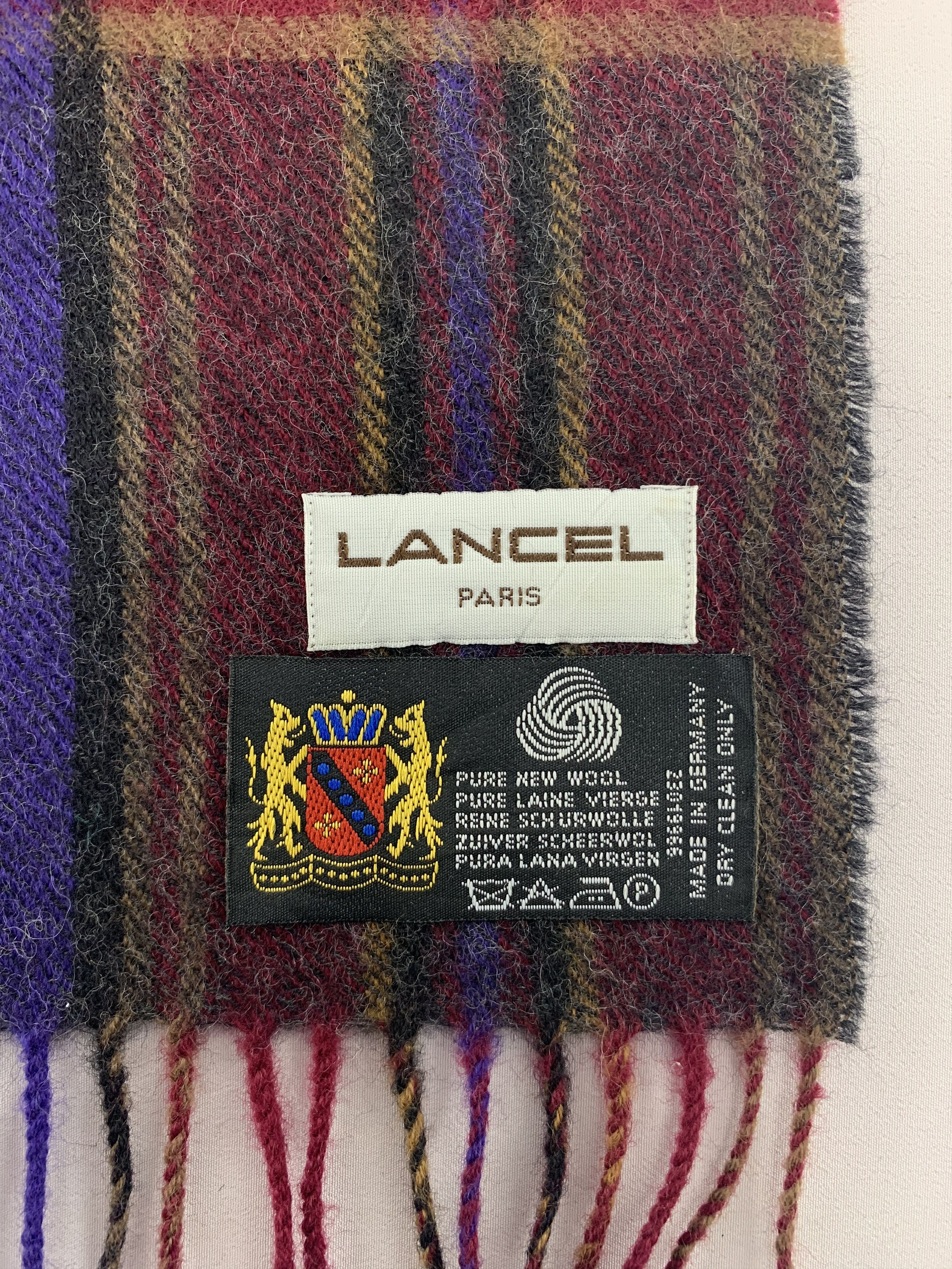 Lancel Lancel Scarf Wool Muffler Neck Wrap BL4355 Size ONE SIZE - 5 Thumbnail