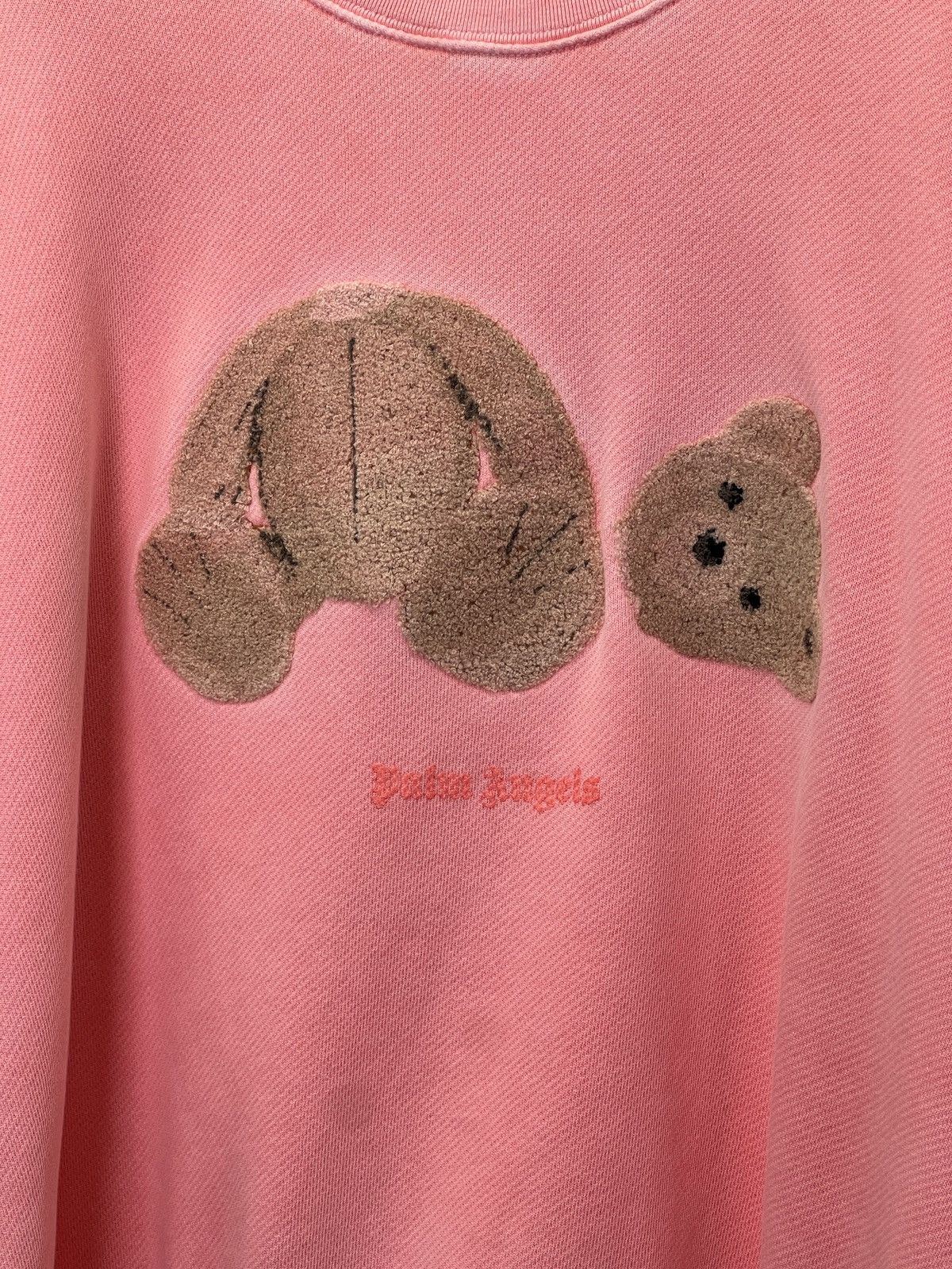 Palm Angels Palm Angels Teddy Stone Washed Sweatshirt Size US M / EU 48-50 / 2 - 2 Thumbnail