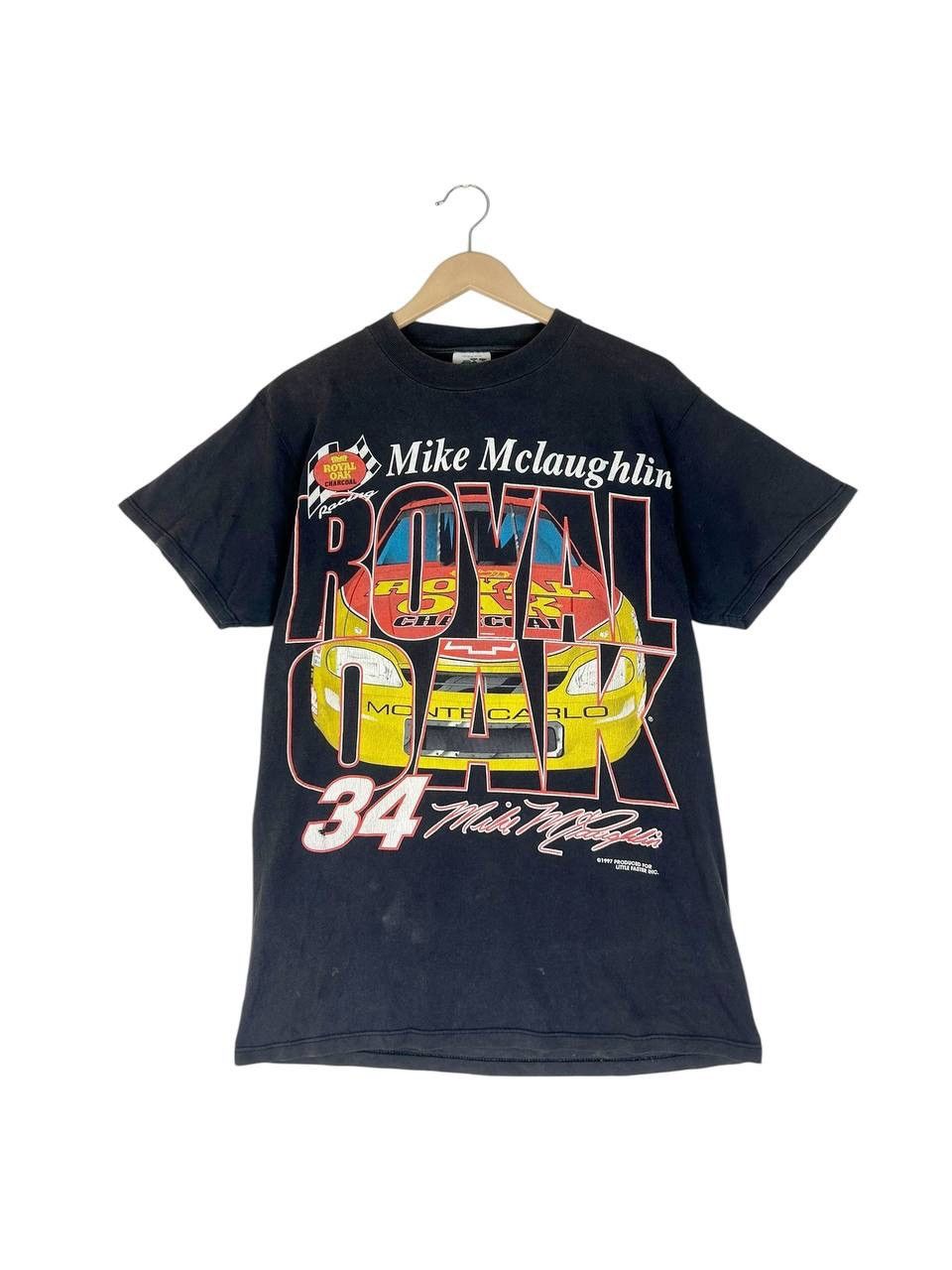 Vintage 90s NASCAR Royal Oak Mike McLaughlin Tee