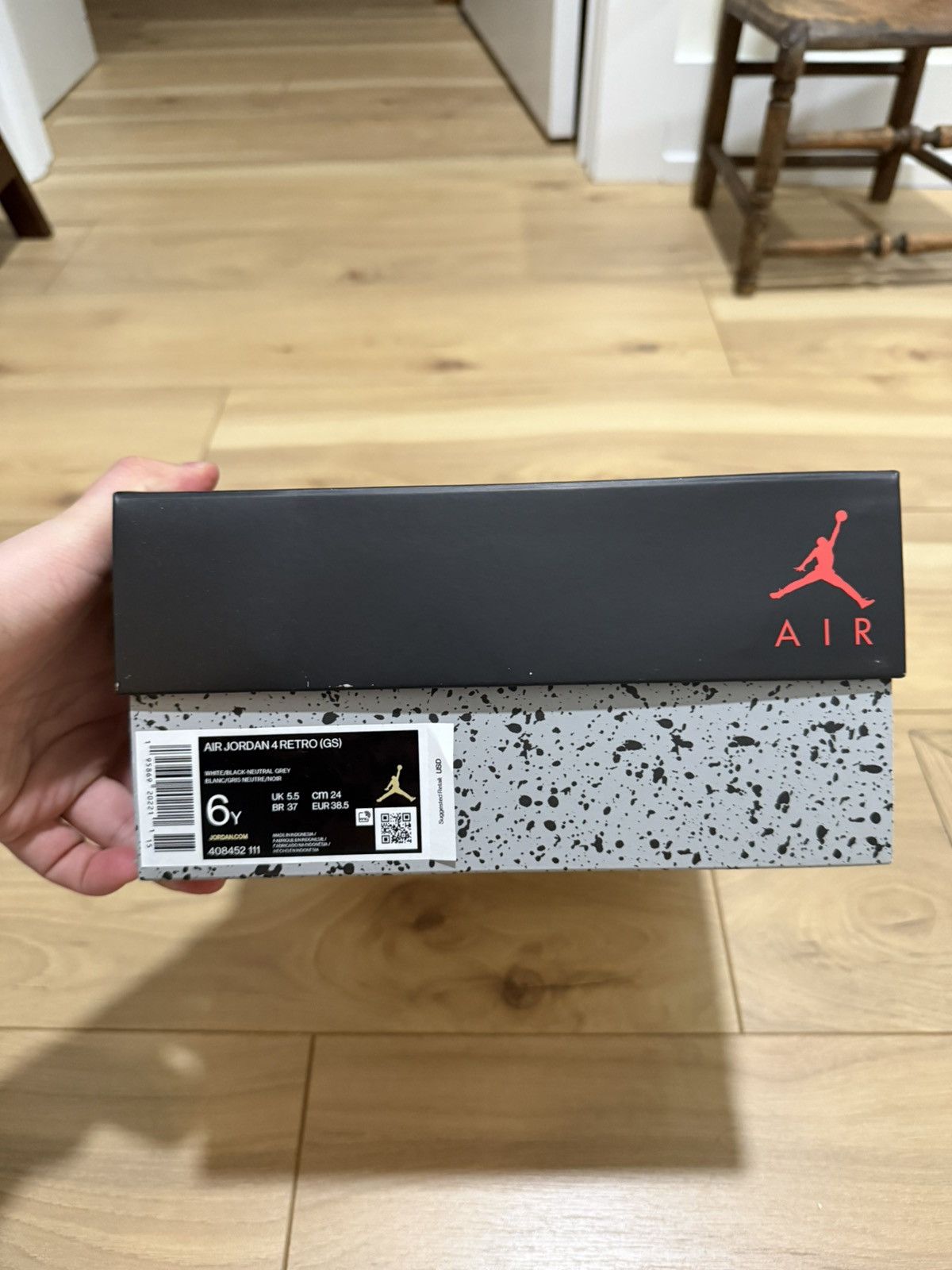 Jordan Brand Air Jordan 4 Military Black Size US 6 / EU 39 - 7 Thumbnail