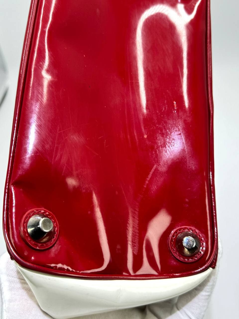Prada Prada Ouverture patent leather crossbody bag Size ONE SIZE - 16 Thumbnail
