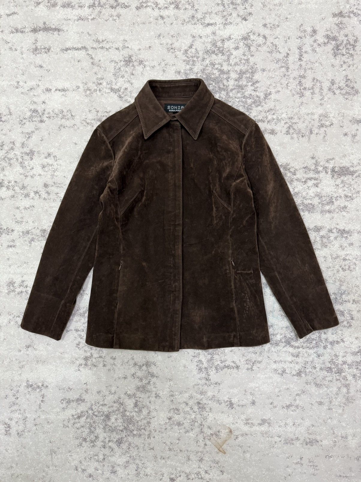Sonia Rykiel Sonia Rukiel Velvet Button Up Jacket Size S / US 4 / IT 40 - 3 Thumbnail