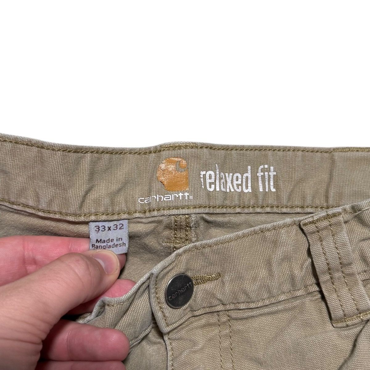 Carhartt Carhartt Distressed Grunge Carpenter Pants Men’s 33x32 Size US 33 - 9 Thumbnail