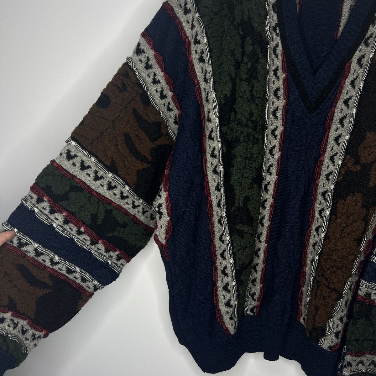 Carlo Colucci × Coogi Carlo Colucci Vintage Sweater Knitwear Jumper Cable Coogi Size US L / EU 52-54 / 3 - 6 Thumbnail