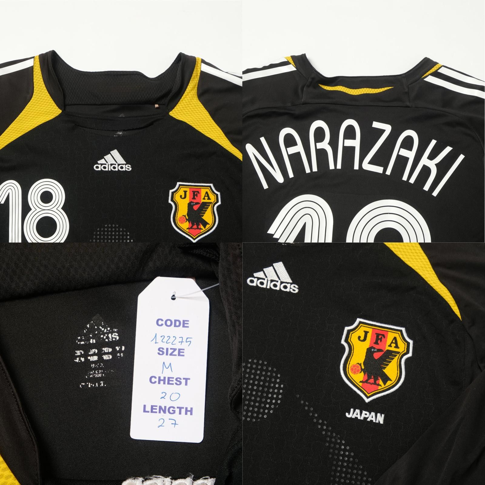 Adidas 2006 Japan World Cup Goalkeeper Shirt Adidas Nagazaki (M) Size US M / EU 48-50 / 2 - 5 Thumbnail