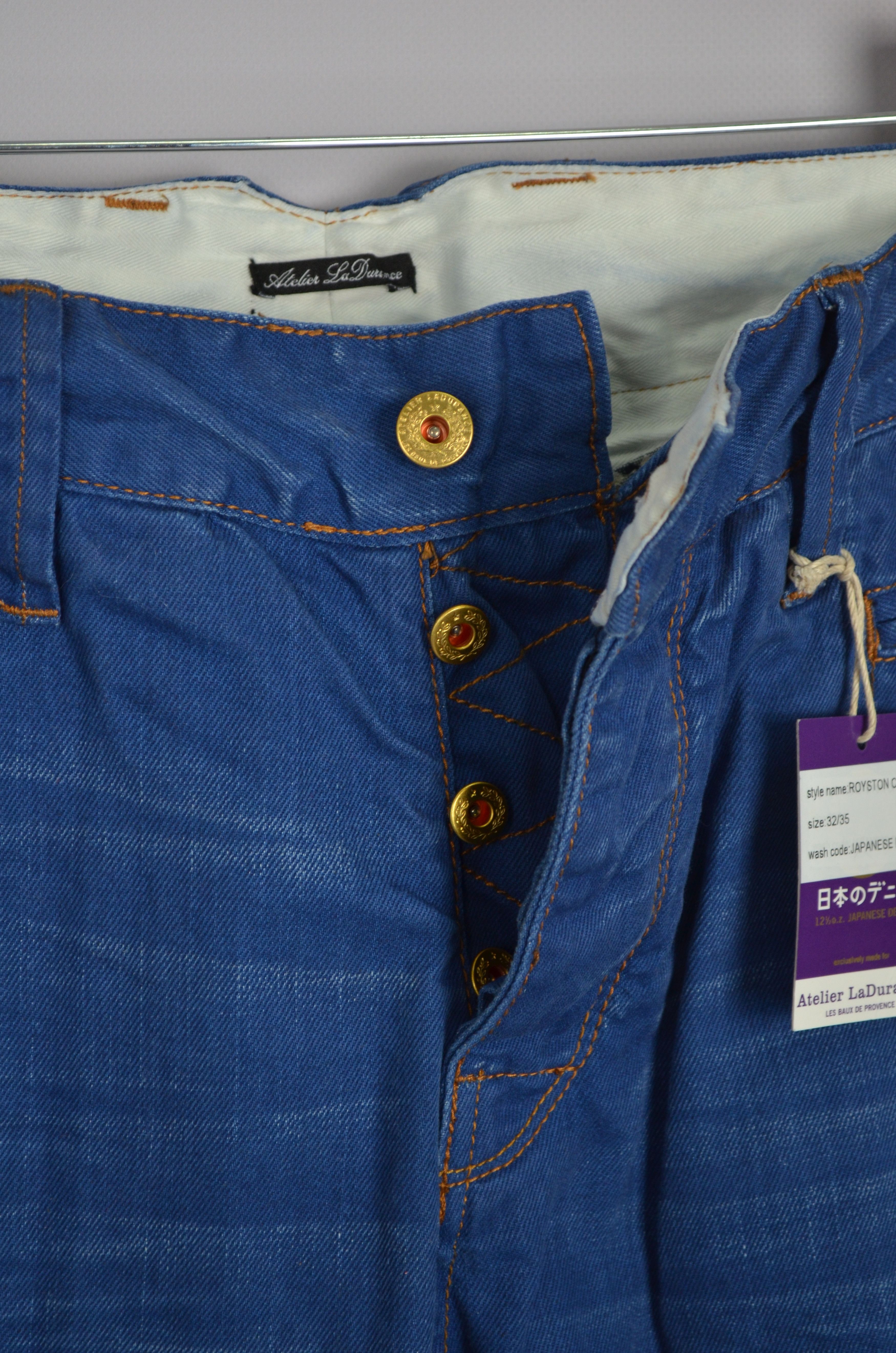 Atelier La Durance × Designer × Japanese Brand Atelier LaDurance Royston Chino Japanese Blue 12 1/2oz Jeans Size US 32 / EU 48 - 12 Thumbnail