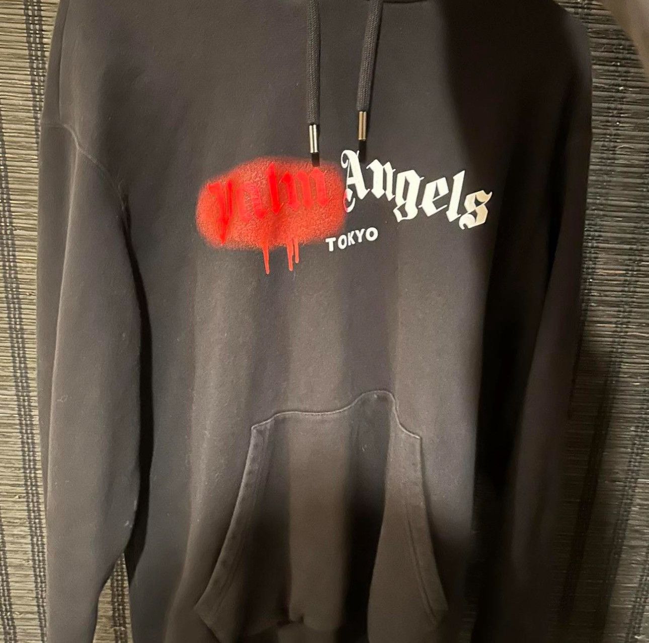 Palm Angels Palm angels red paint splatter hoodie Size US L / EU 52-54 / 3 - 1 Thumbnail