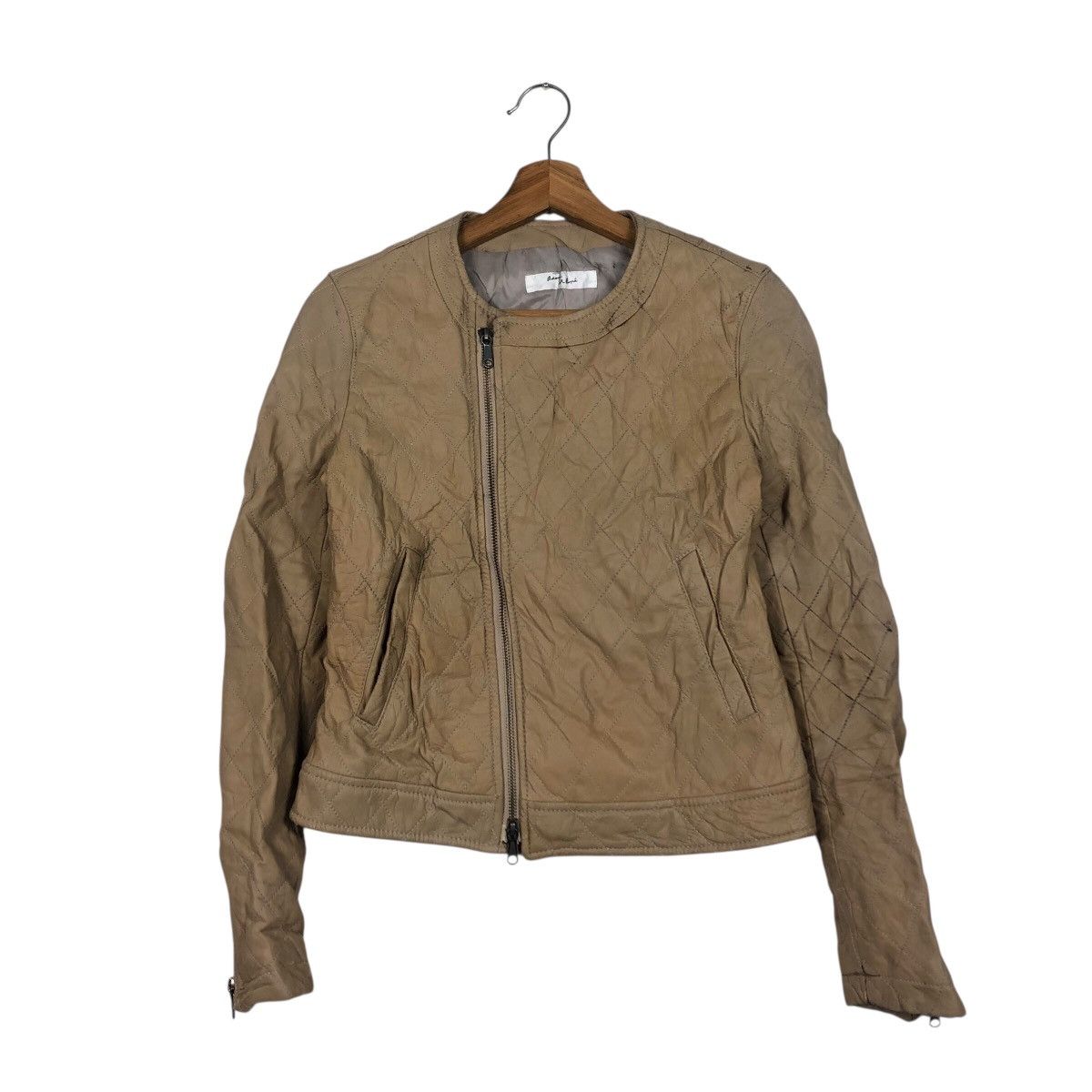 ADAM ET ROPE 📌Cropped Biker Leather Jacket Adam Et Rope Issey Miyake Size US M / EU 48-50 / 2 - 2 Thumbnail
